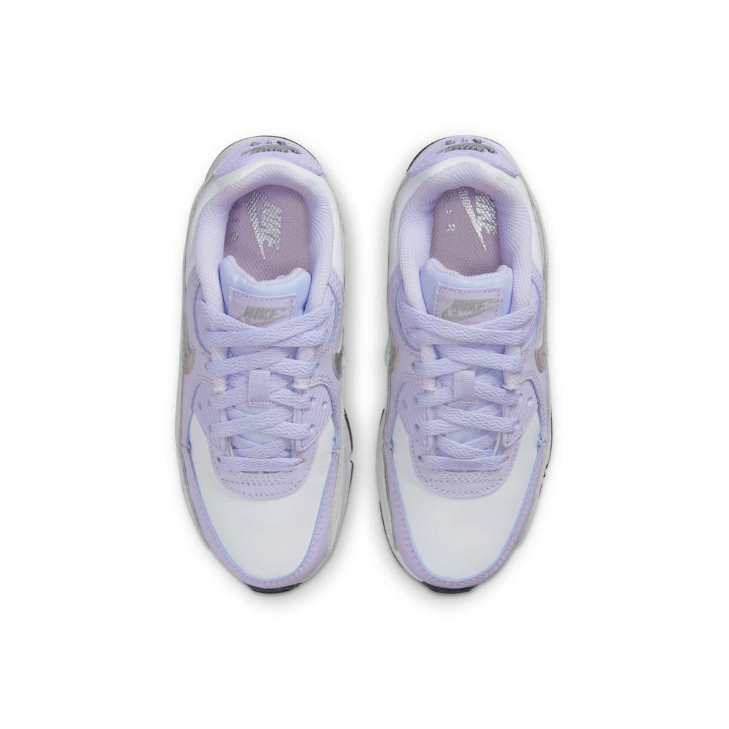 [CD6867-123] PRESCHOOL NIKE AIR MAX 90 LEATHER 'VIOLET FROST' (PS)