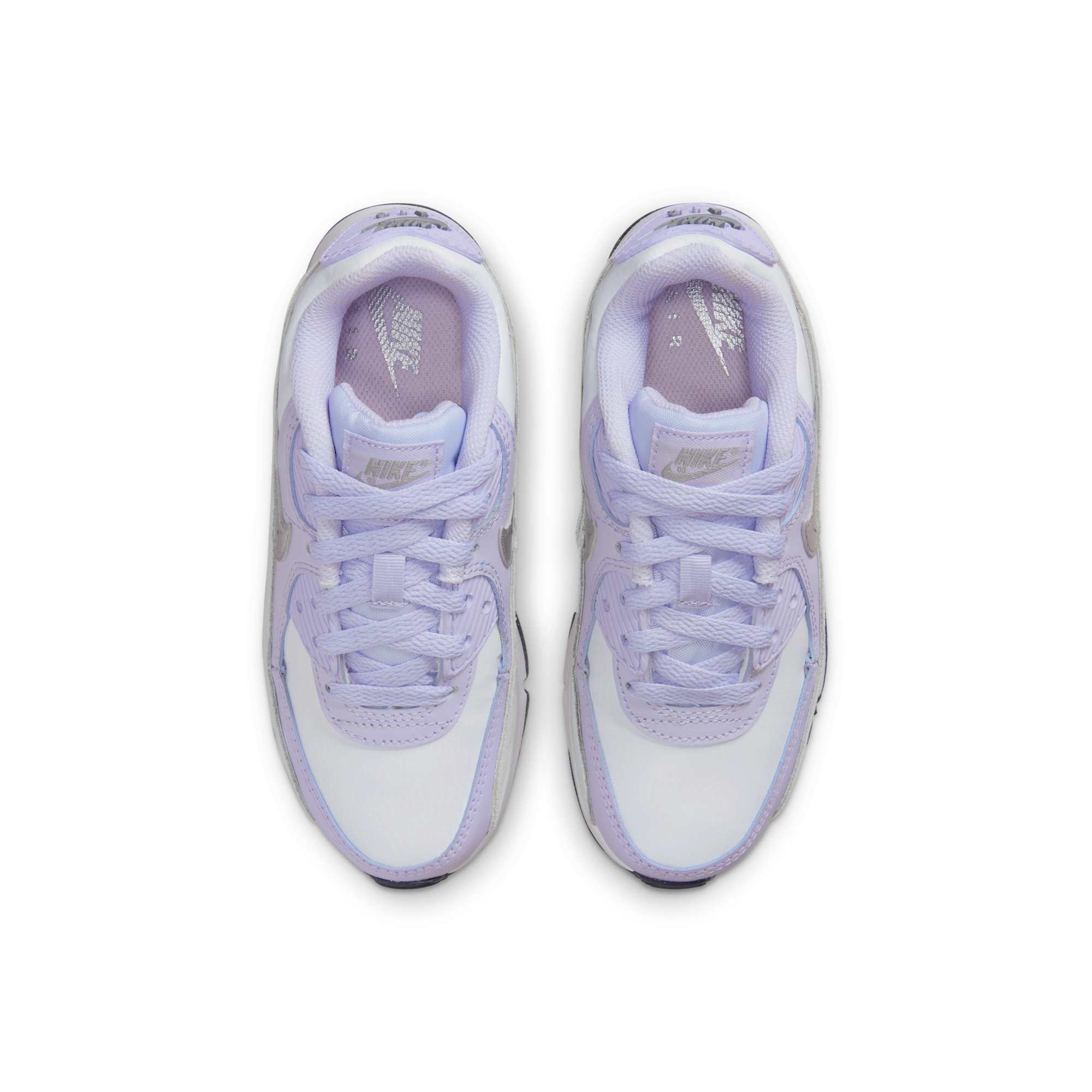 [CD6867-123] PRESCHOOL NIKE AIR MAX 90 LEATHER 'VIOLET FROST' (PS)
