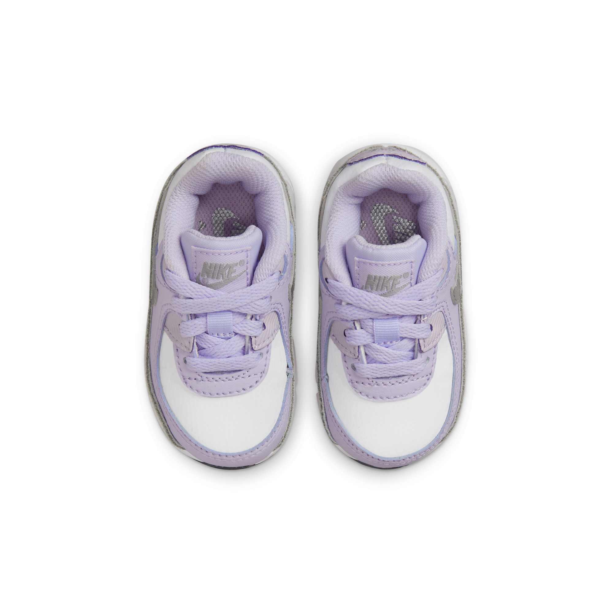 [CD6868-123] TODDLERS NIKE AIR MAX 90 LEATHER 'VIOLET FROST' (TD)