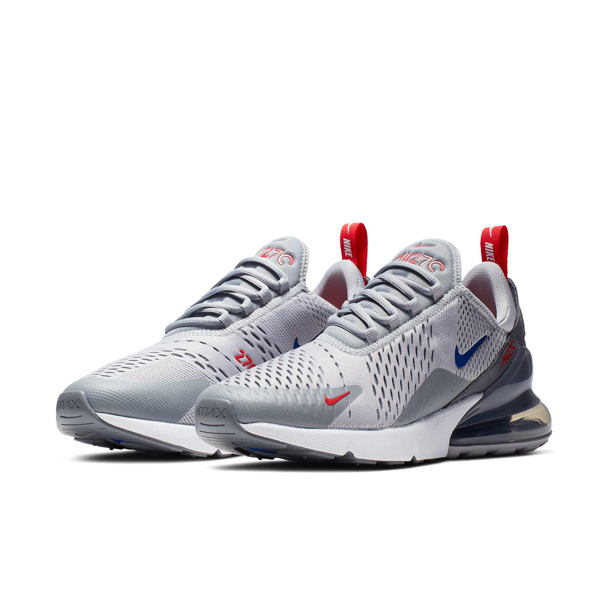 [CD7338-001] MENS NIKE AIR MAX 270 'GREY ROYAL RED'