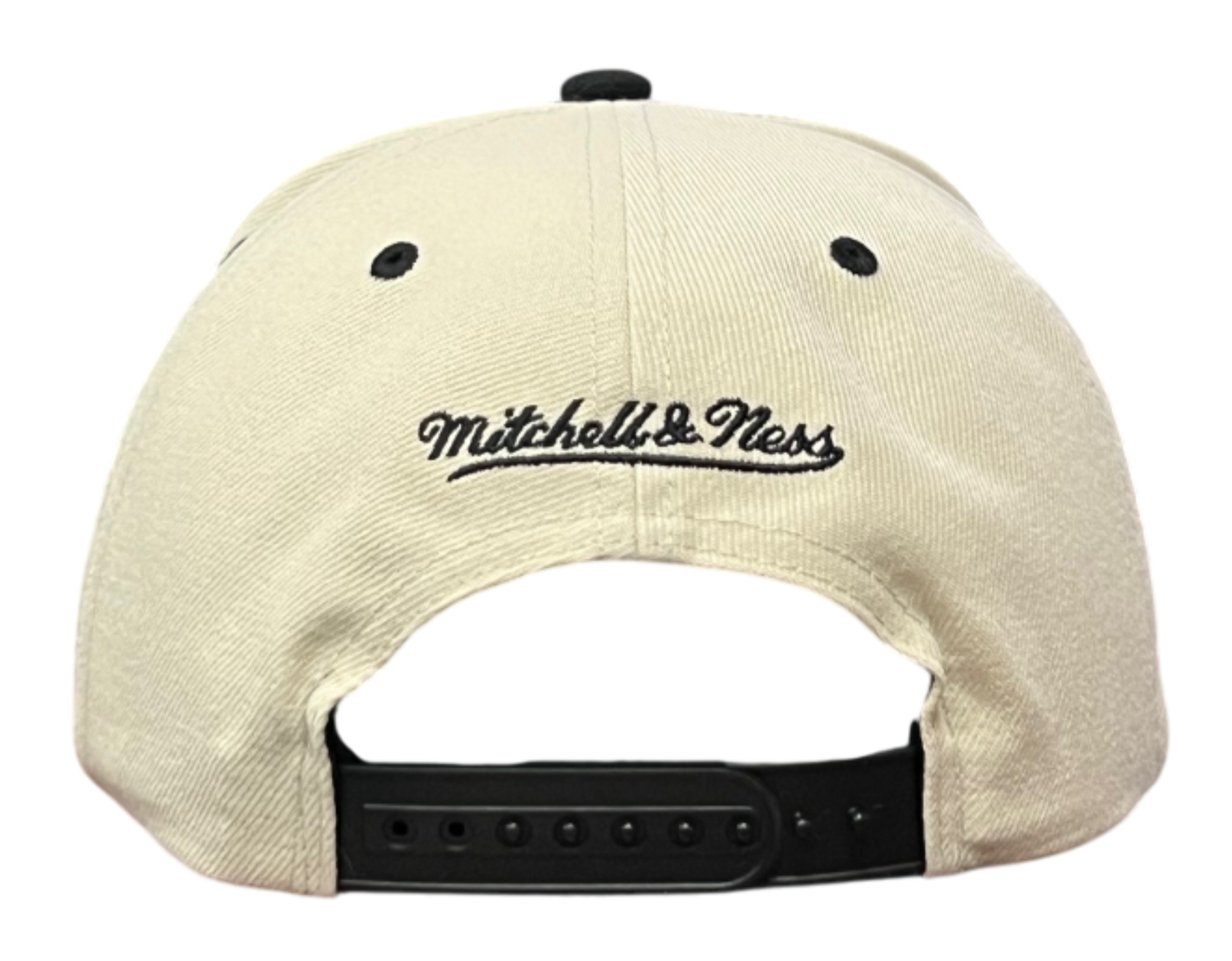 [HS9558-BRSOFWH] MENS MITCHELL & NESS MLB EVERGREEN CREAM BLACK SNAPBACK RED SOX