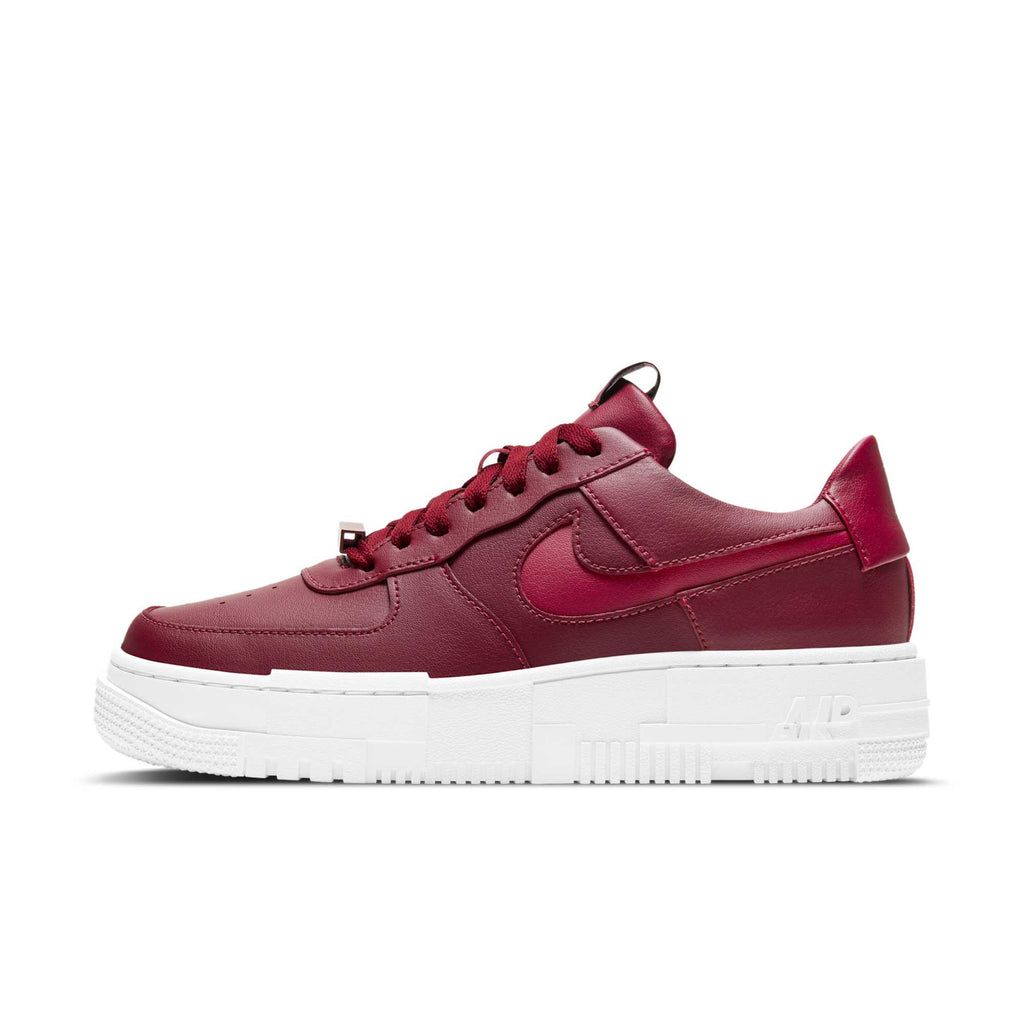 [CK6649-600] WOMENS NIKE AIR FORCE 1 PIXEL LOW 'TEAM RED'