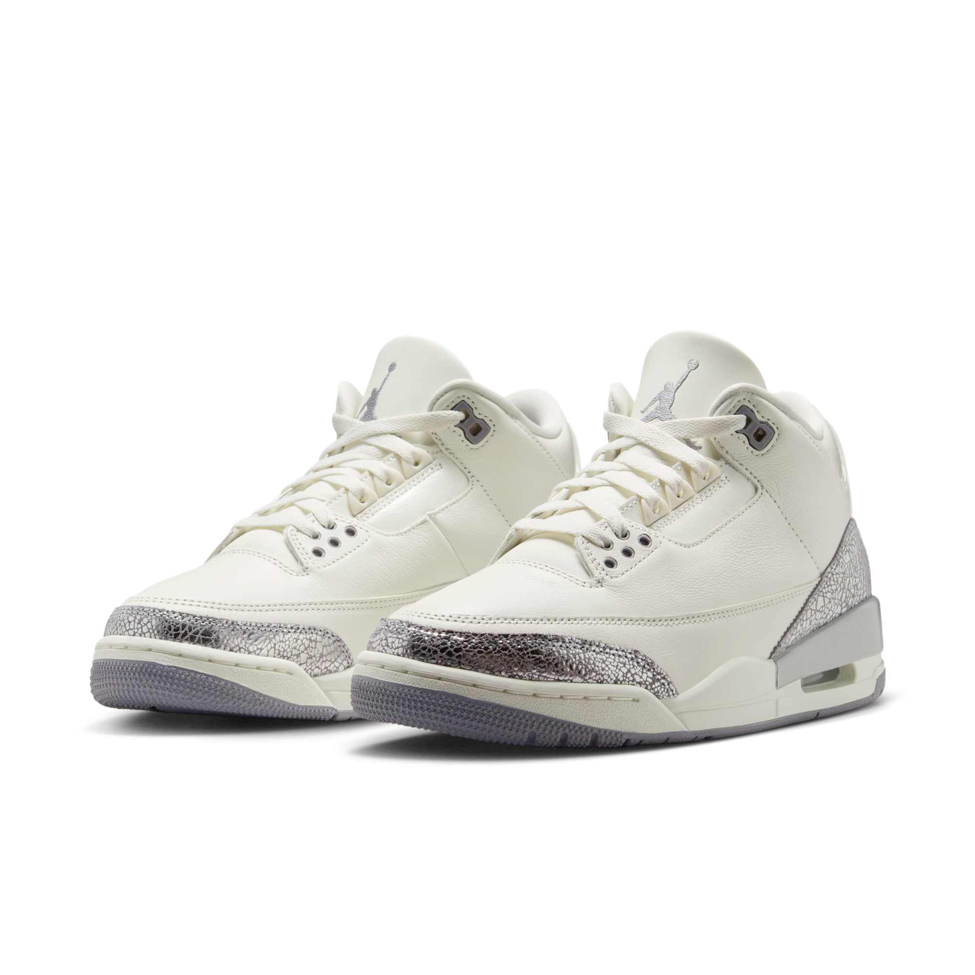 [CK9246-100] Womens Air Jordan RETRO 3 'Sail Cement Grey '