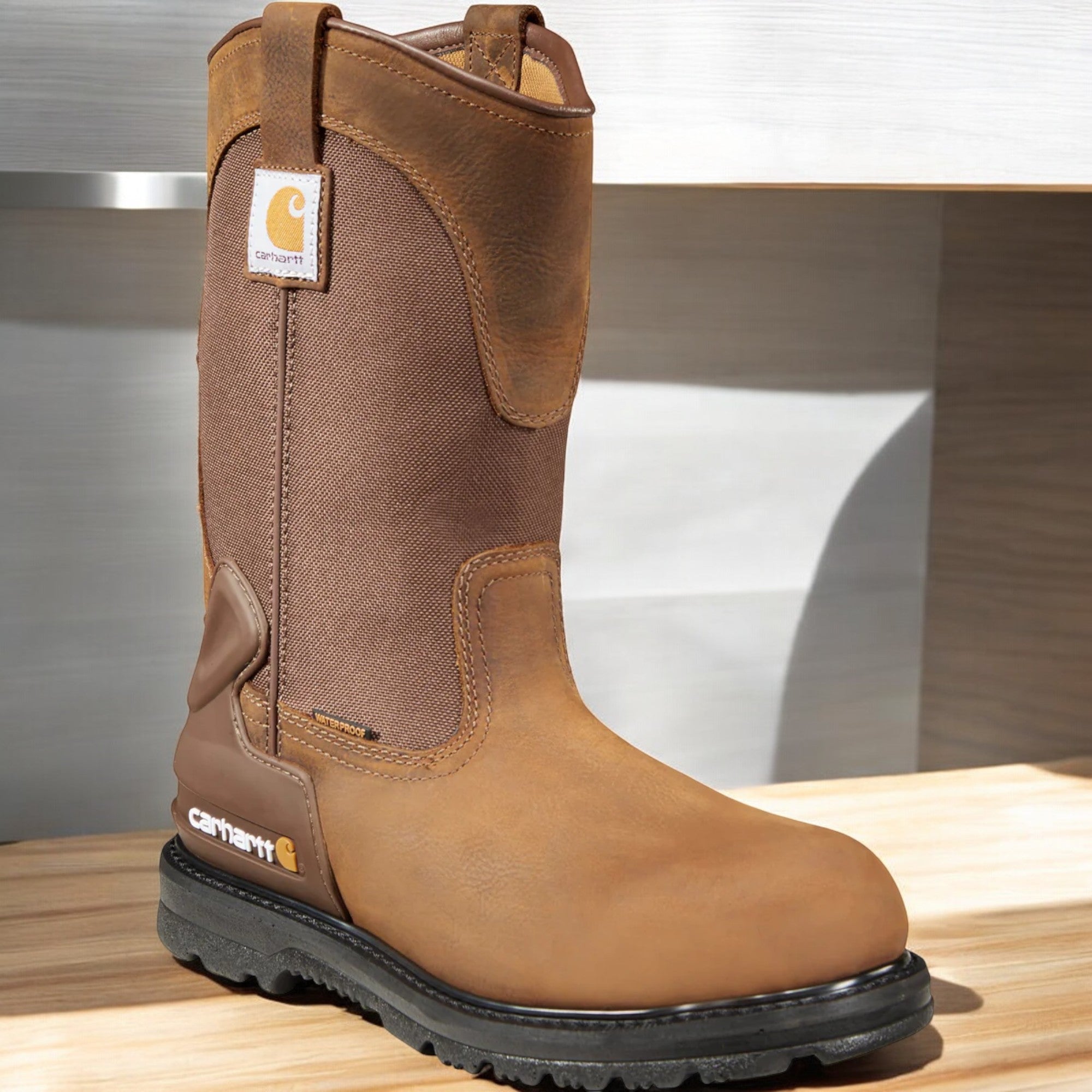 [CMP1200] Mens Carhartt Heritage Waterproof 11" Steel Toe Wellington (Wide Width)