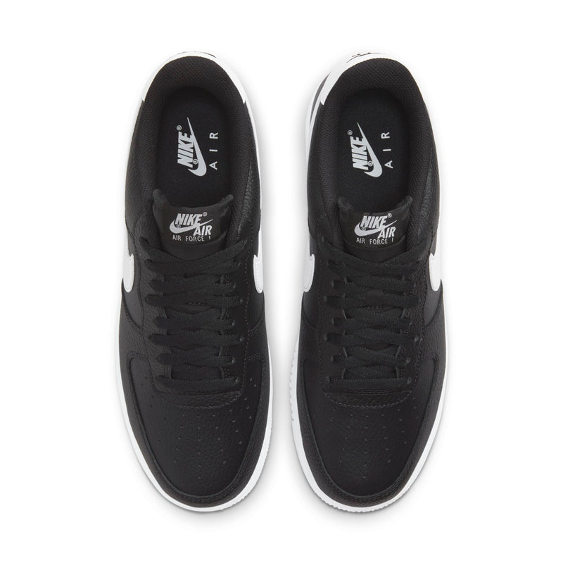 [CT2302-002] Mens Nike Air Force 1 Low '07 'Black White Pebbled Leather'