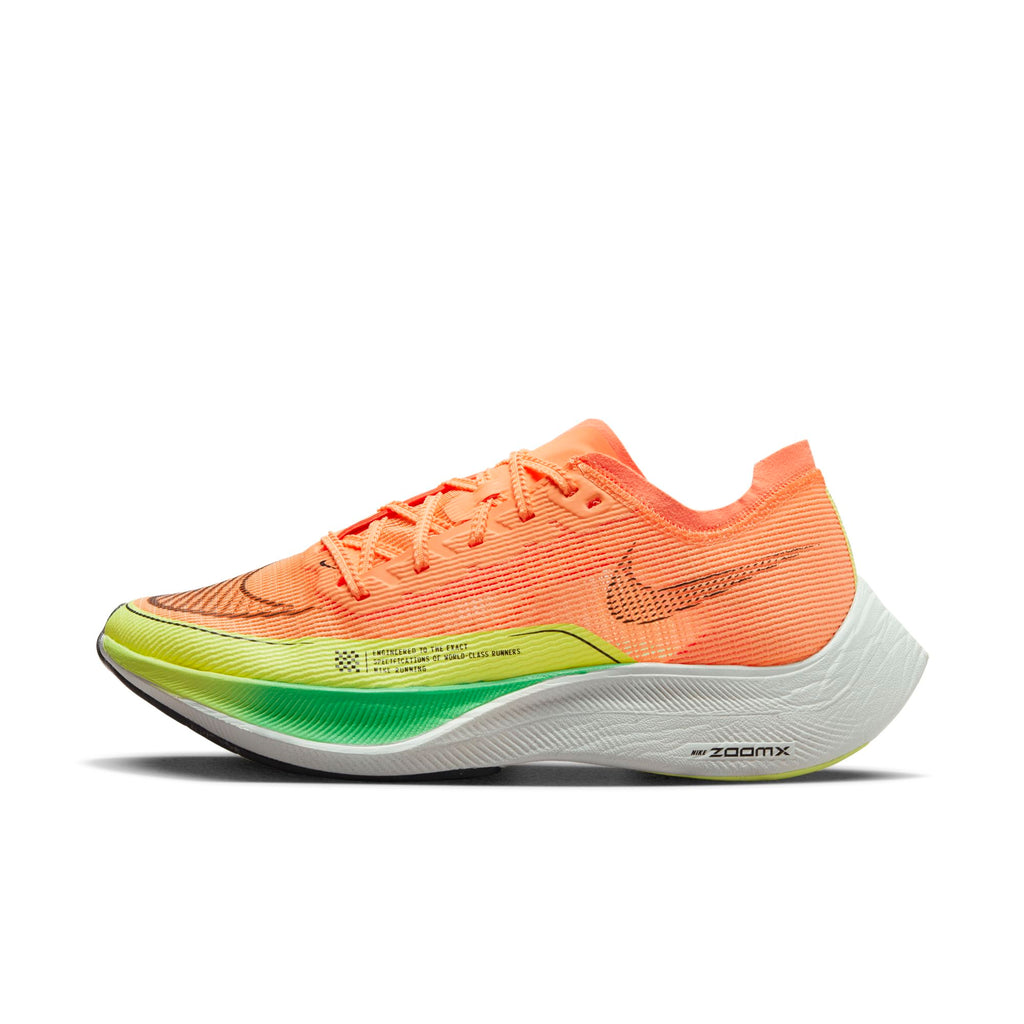 [CU4123-801] Womens Nike ZOOMX VAPORFLY NEXT% 2 'PEACH CREAM GREEN SHOCK'