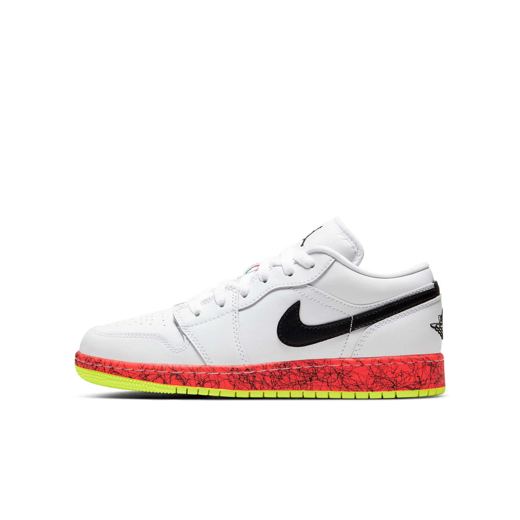 [CV9548-100] Grade School Air Jordan Retro 1 Low 'Multi-Color Midsoles White' (GS)