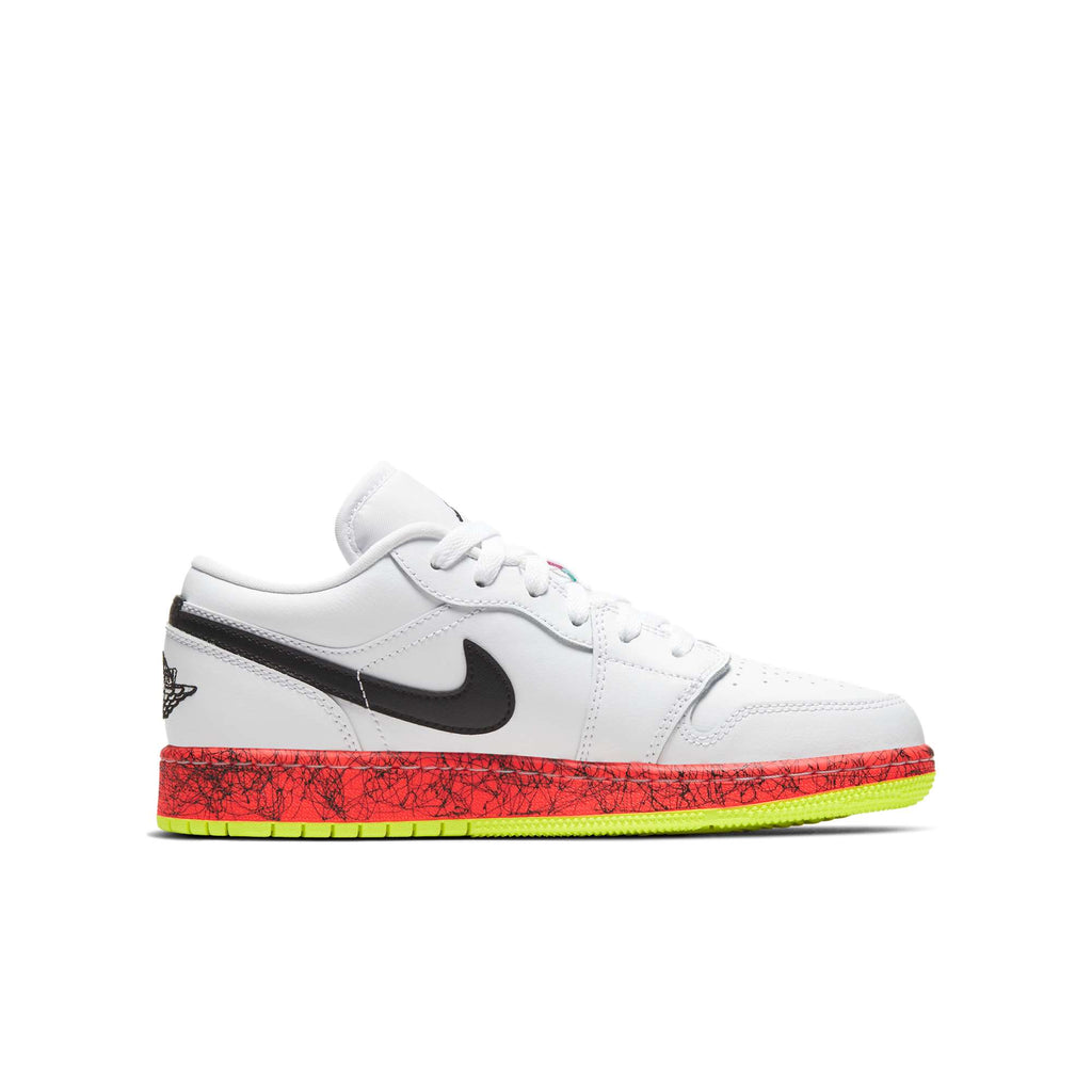 [CV9548-100] Grade School Air Jordan Retro 1 Low 'Multi-Color Midsoles White' (GS)