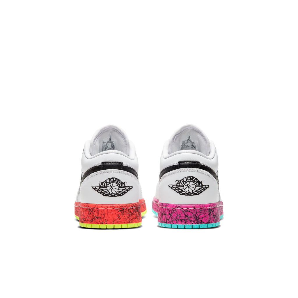 [CV9548-100] Grade School Air Jordan Retro 1 Low 'Multi-Color Midsoles White' (GS)