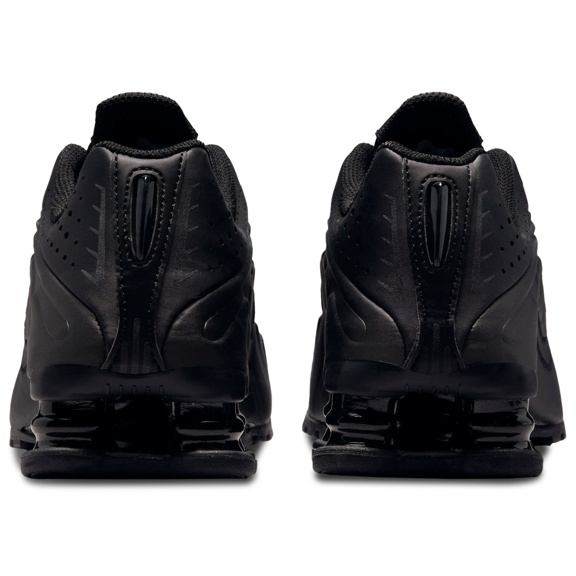[CW2626-003] GRADE SCHOOL NIKE SHOX R4 'BLACK BRIGHT CRIMSON'