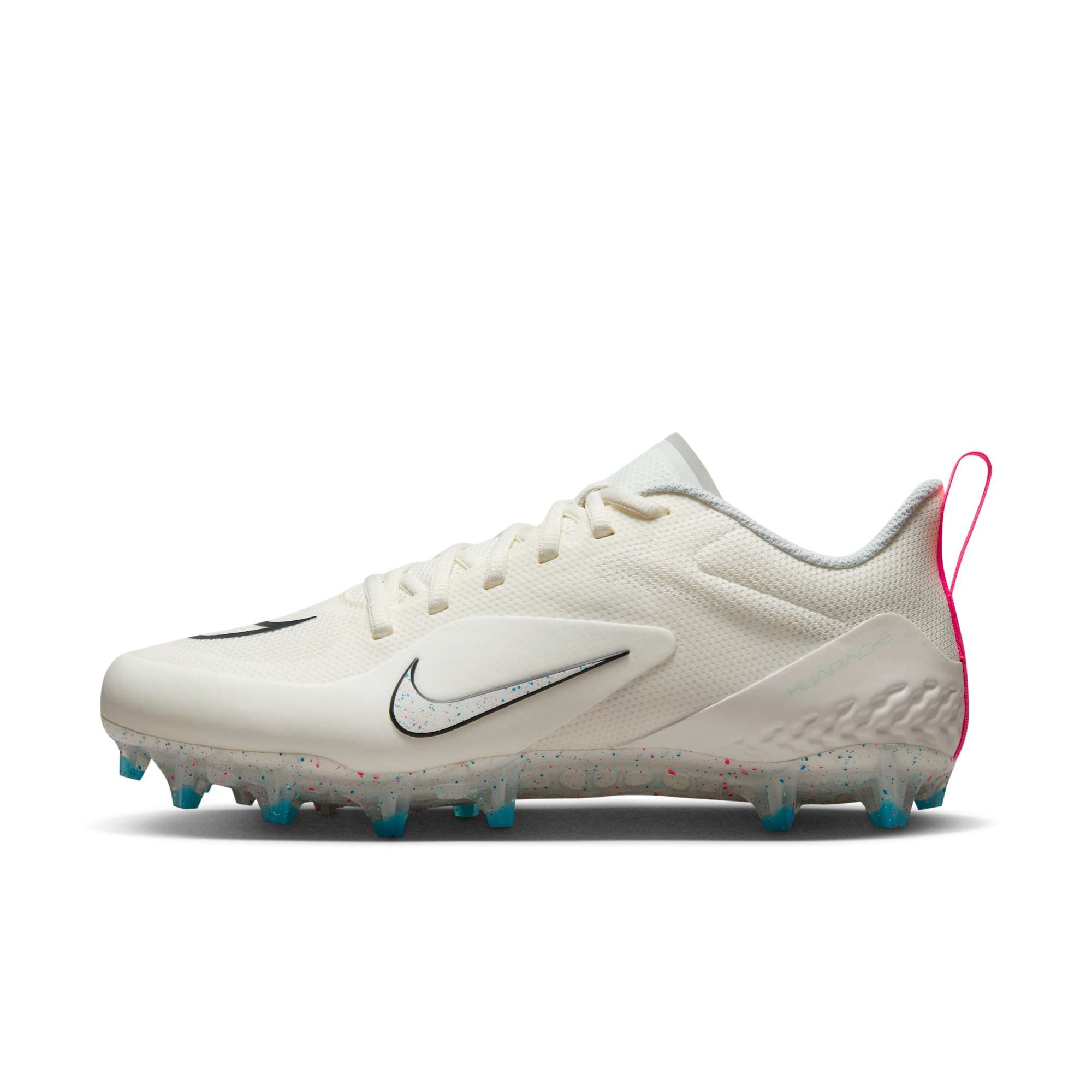[CW4439-116] MENS NIKE ALPHA HUARACHE 8 PRO 'SAIL HYPER PINK SPECKLED'