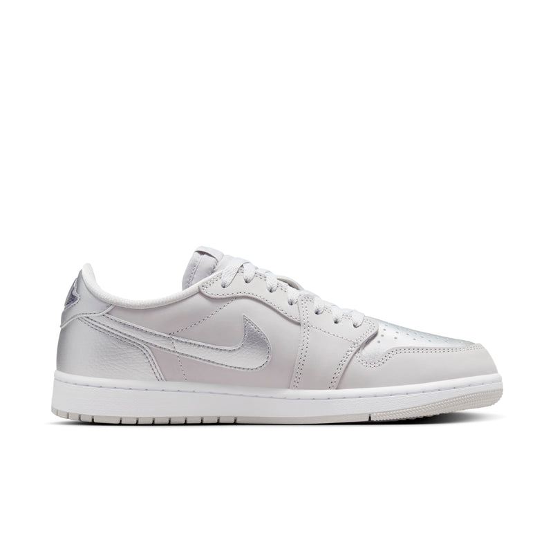[CZ0790-002] Mens Air Jordan RETRO 1 LOW OG 'METALLIC SILVER'