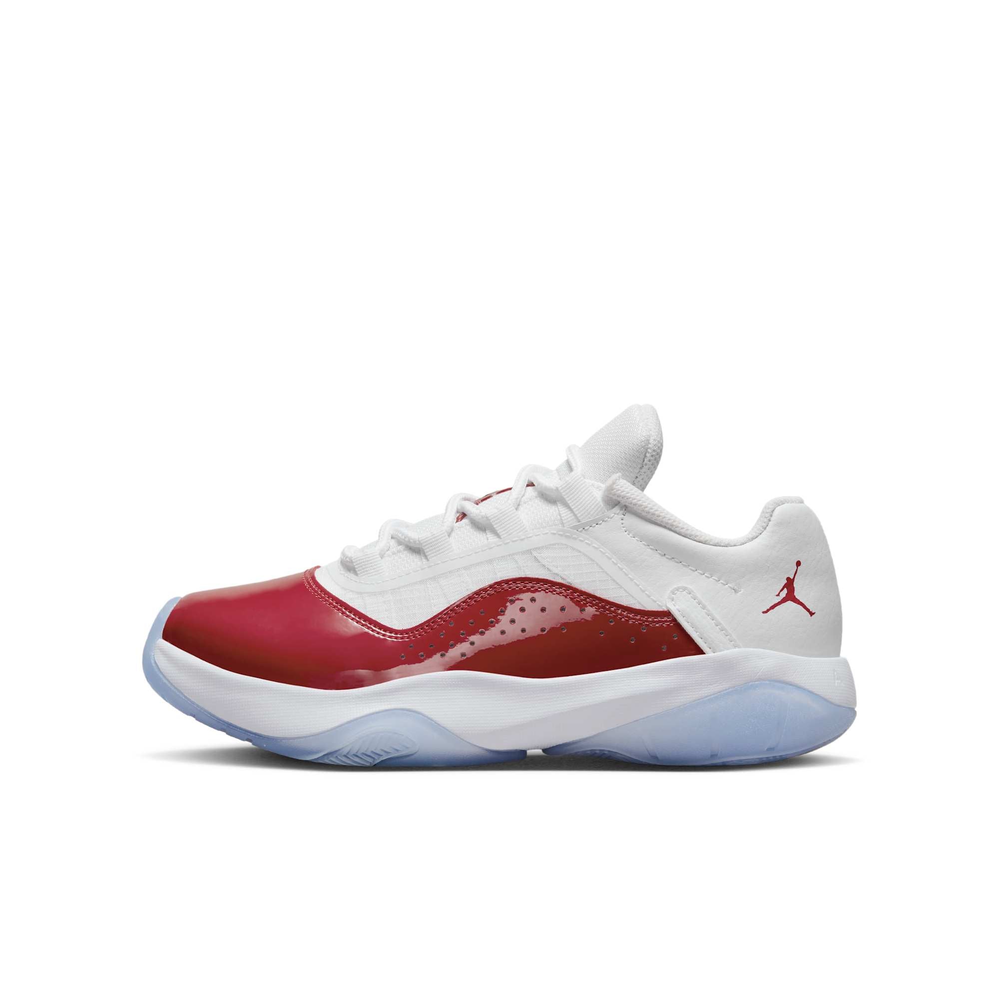 [CZ0907-116] GRADE SCHOOL AIR JORDAN RETRO 11 CMFT LOW 'WHITE BLACK GYM RED (GS)'