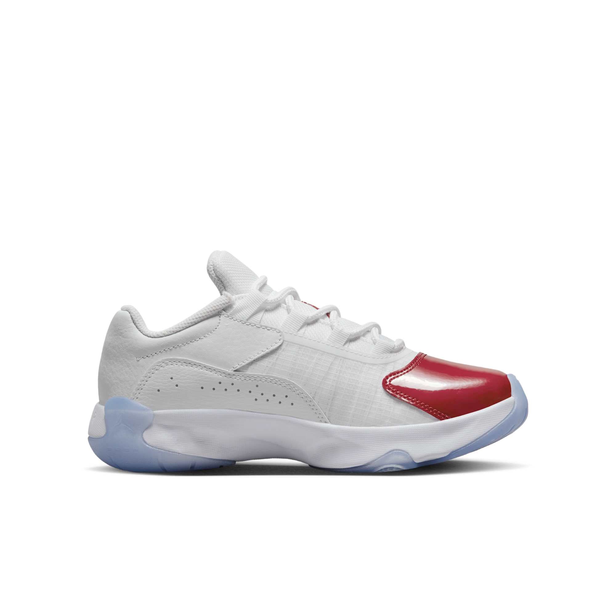 [CZ0907-116] GRADE SCHOOL AIR JORDAN RETRO 11 CMFT LOW 'WHITE BLACK GYM RED (GS)'