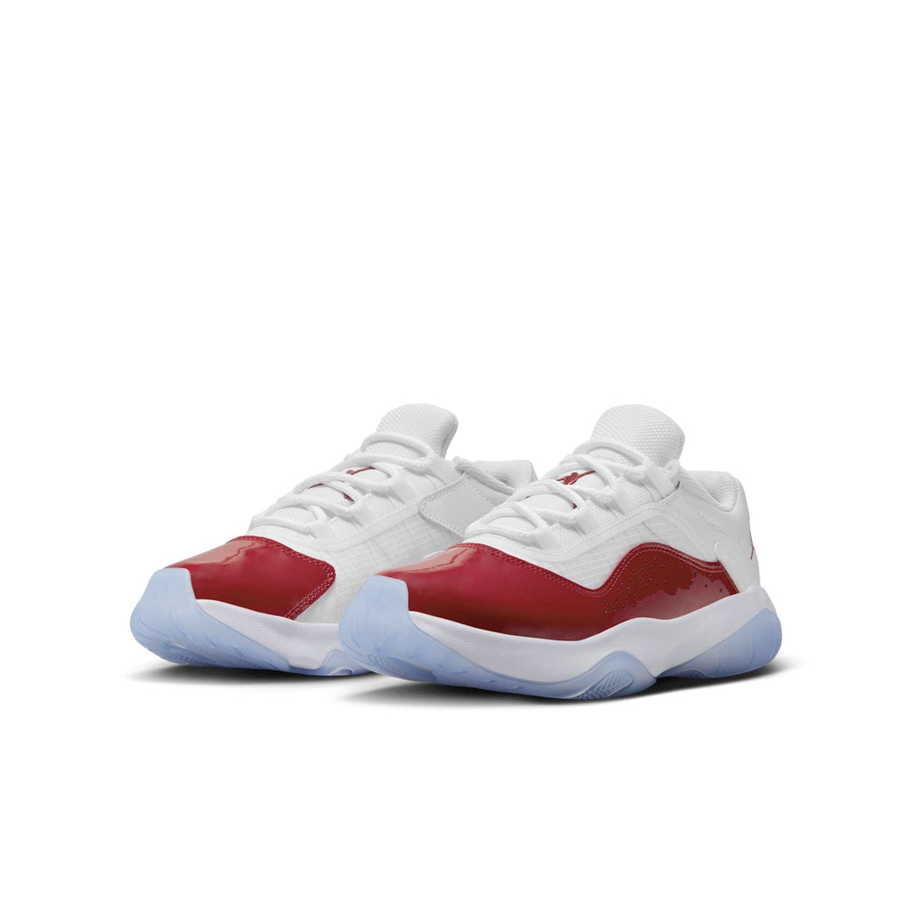 [CZ0907-116] GRADE SCHOOL AIR JORDAN RETRO 11 CMFT LOW 'WHITE BLACK GYM RED (GS)'