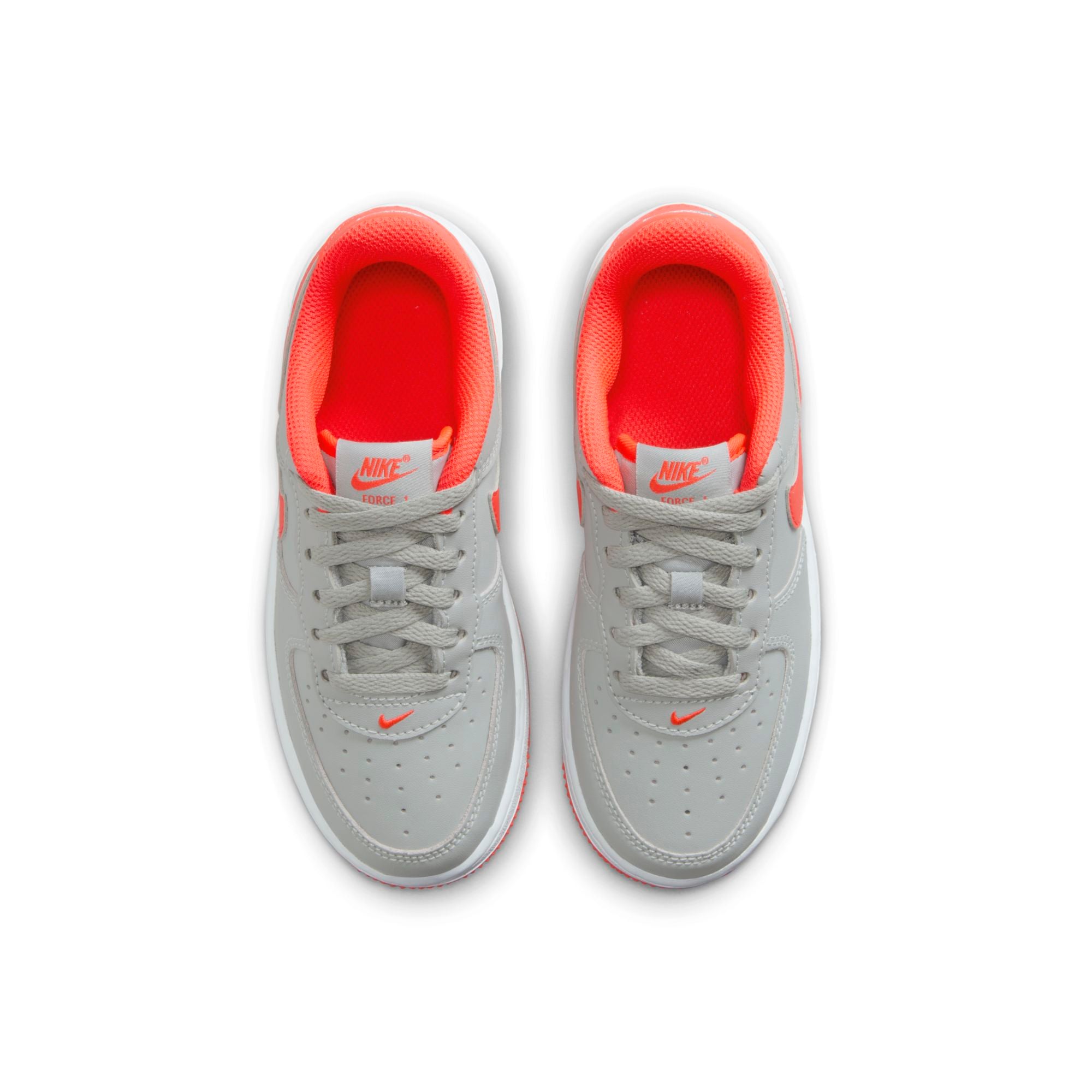 [CZ1685-005] Preschool Nike FORCE 1 'LIGHT SMOKE BRIGHT CRIMSON (PS)'