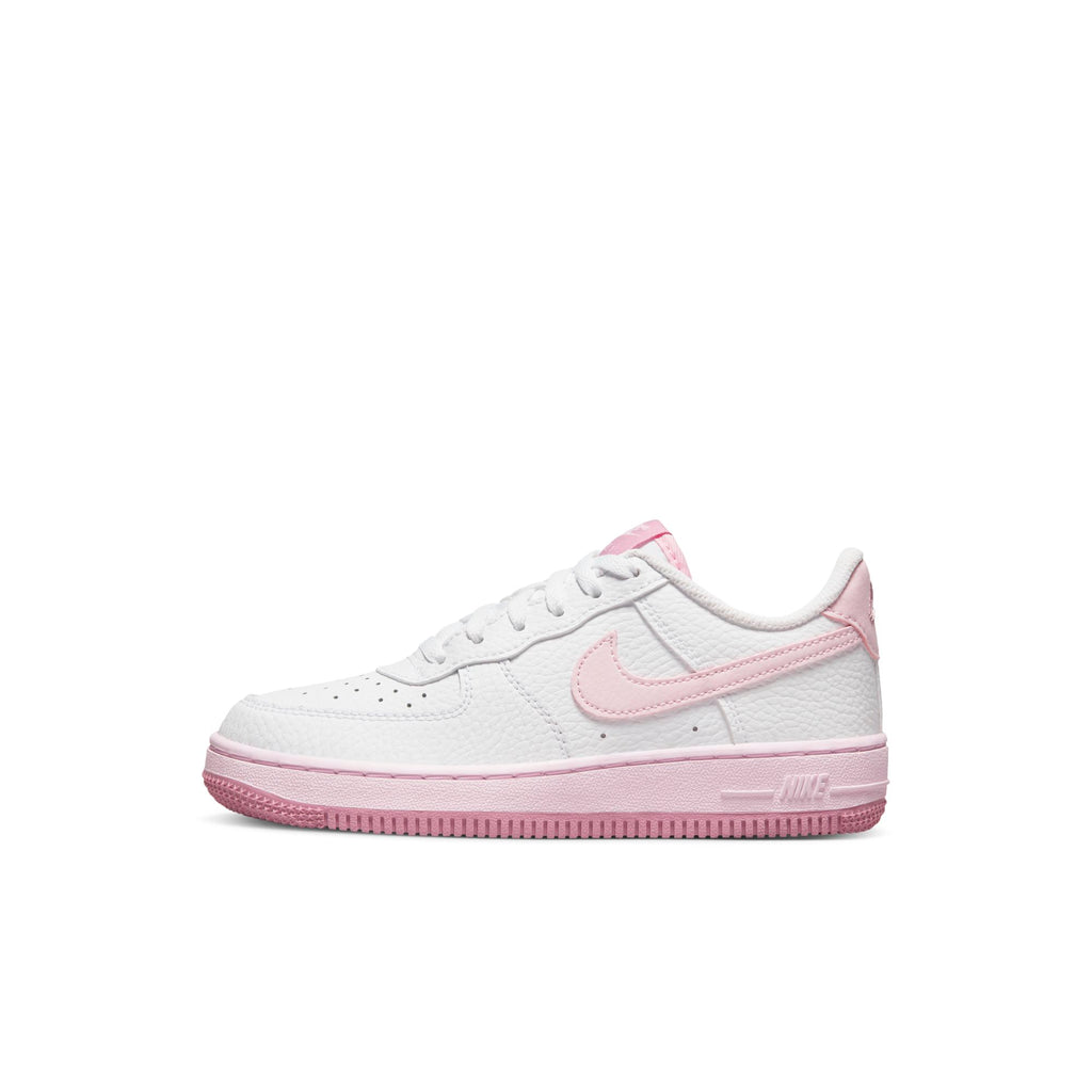 [CZ1685-107] Preschool Nike AIR FORCE 1 'WHITE ELEMENTAL PINK PS'