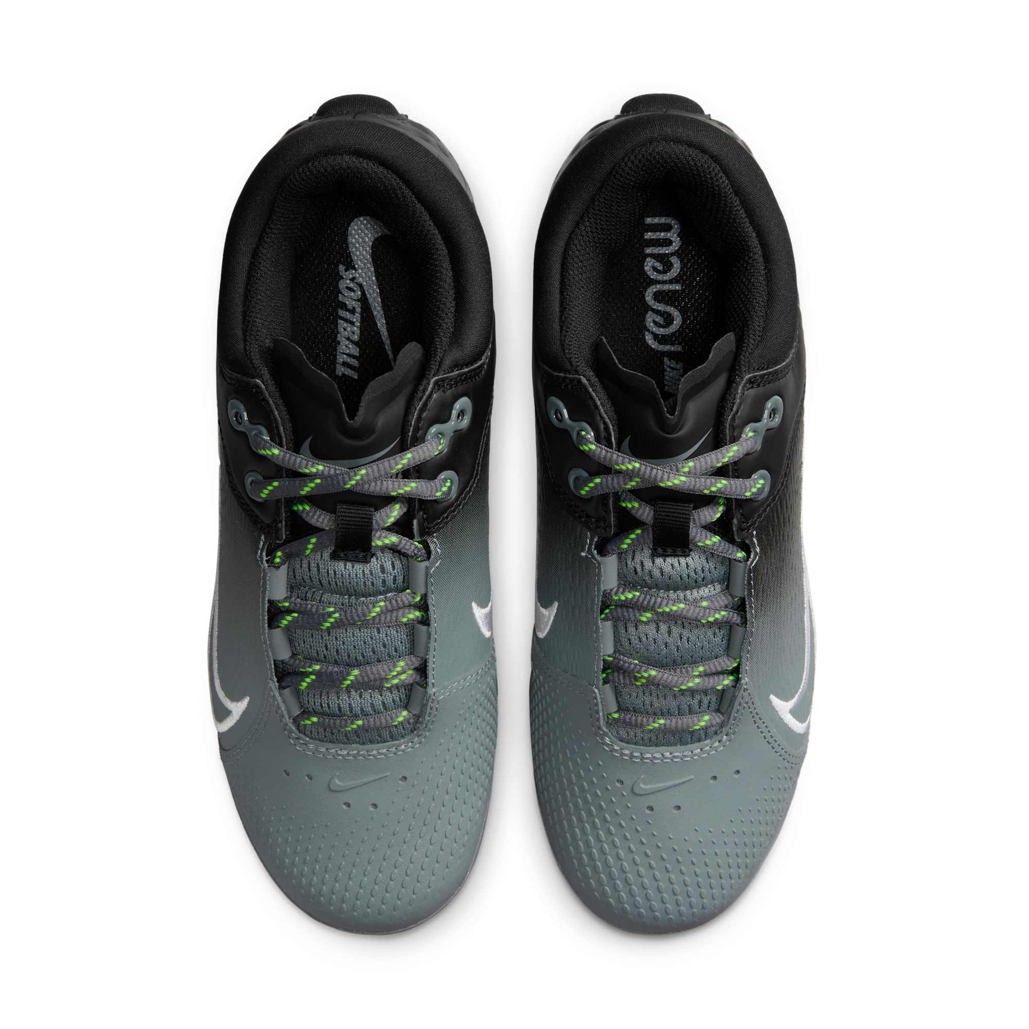 [CZ5917-001] WOMENS NIKE HYPERDIAMOND 4 ELITE 'BLACK COOL GREY'