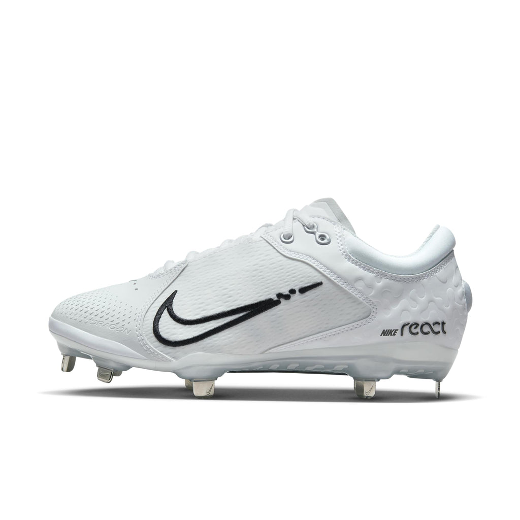 [CZ5917-102] WOMENS NIKE HYPERDIAMOND 4 ELITE 'WHITE BLACK'