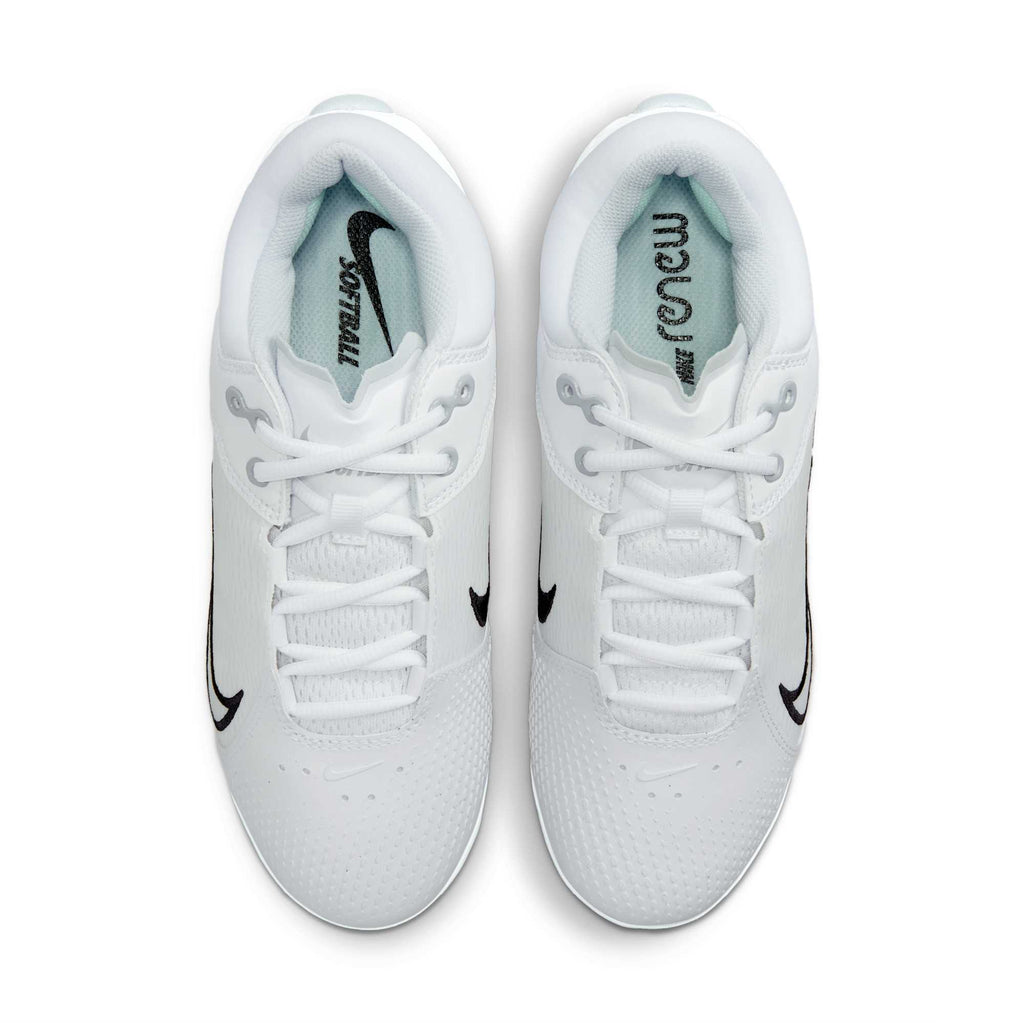 [CZ5917-102] WOMENS NIKE HYPERDIAMOND 4 ELITE 'WHITE BLACK'