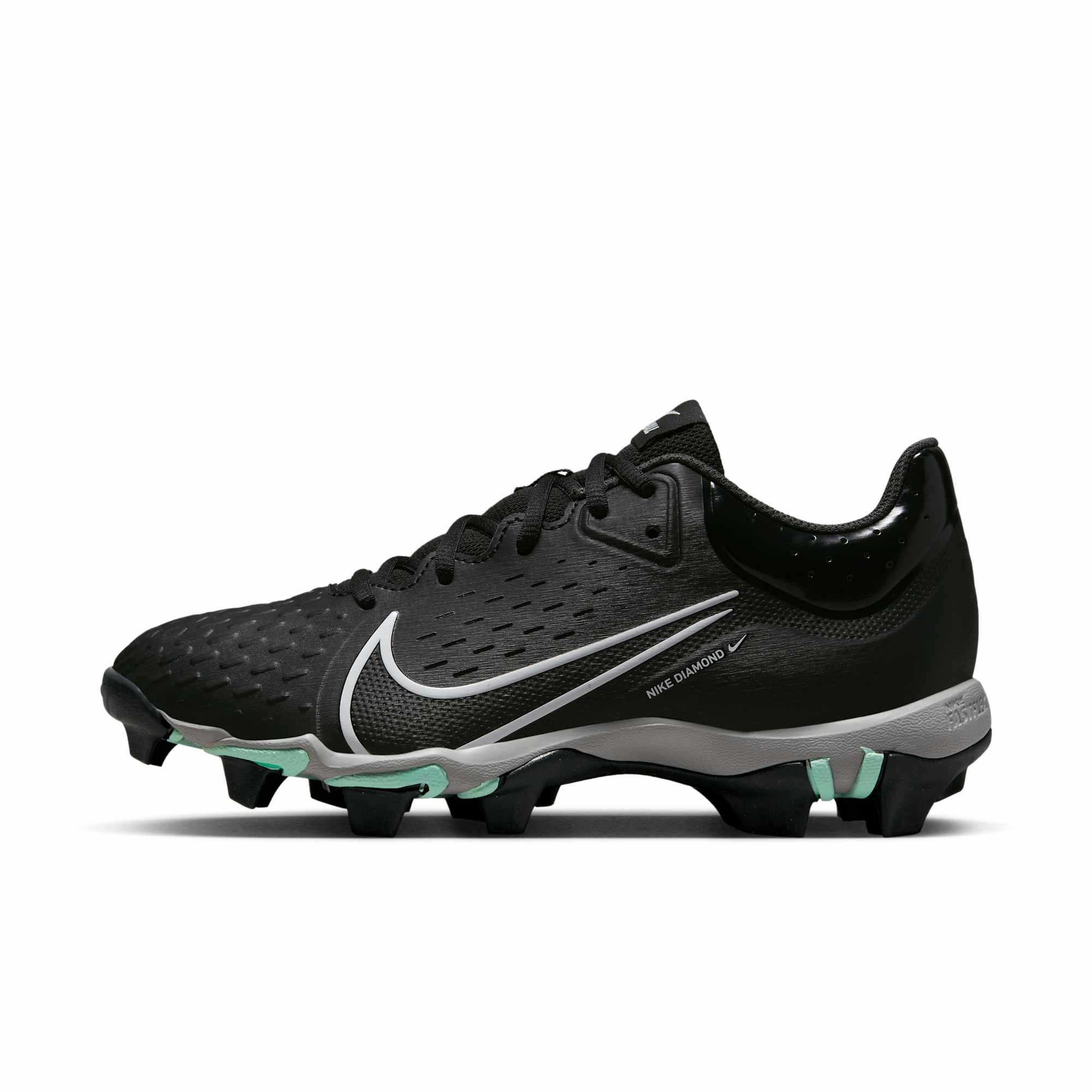 [CZ5918-010] WOMENS NIKE HYPERDIAMOND 4 KEYSTONE 'BLACK MINT'