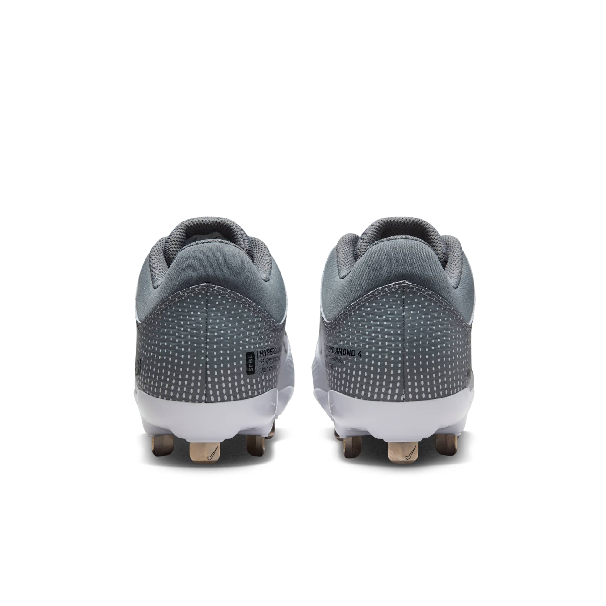 [CZ5920-002] WOMENS NIKE HYPERDIAMOND 4 PRO 'COOL GREY VOLT'