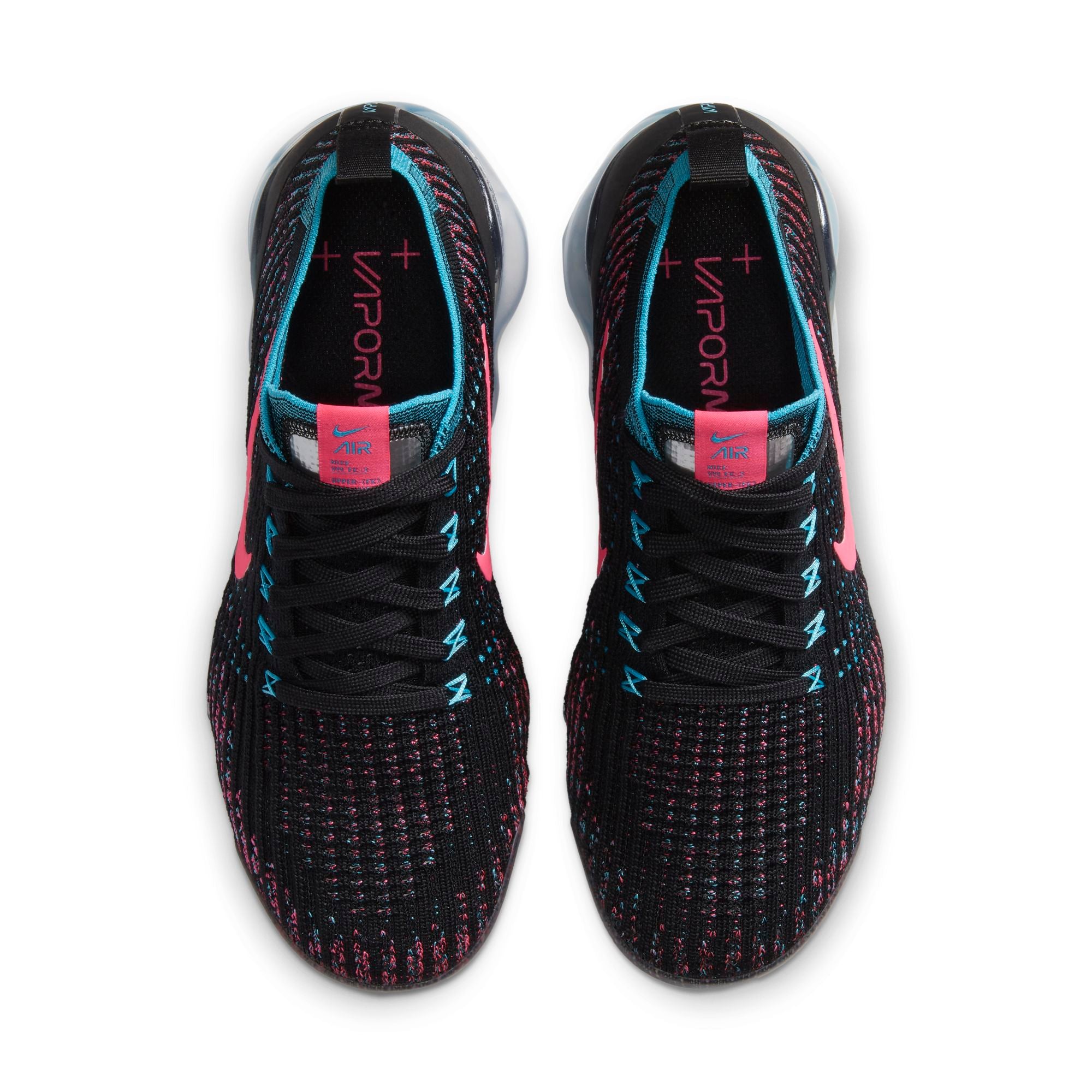 [CZ7988-001] Womens Nike AIR VAPORMAX FLYKNIT 3 'BLACK BALTIC BLUE HYPER PINK'