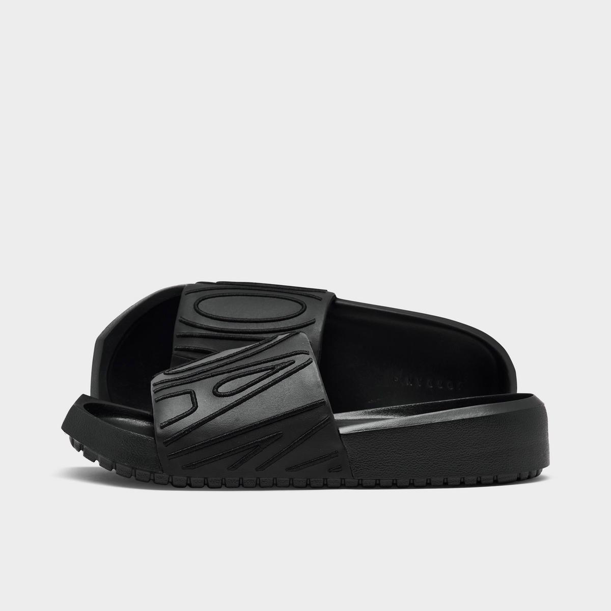 [CZ8027-001] WOMENS AIR JORDAN NOLA SLIDES 'TRIPLE BLACK'