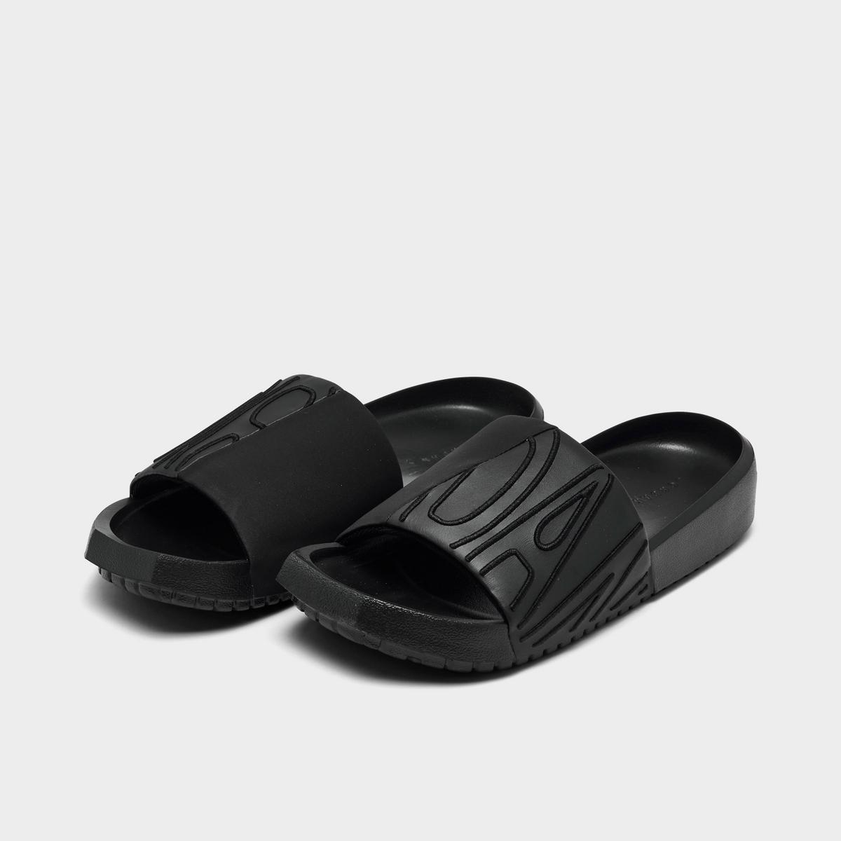 [CZ8027-001] WOMENS AIR JORDAN NOLA SLIDES 'TRIPLE BLACK'