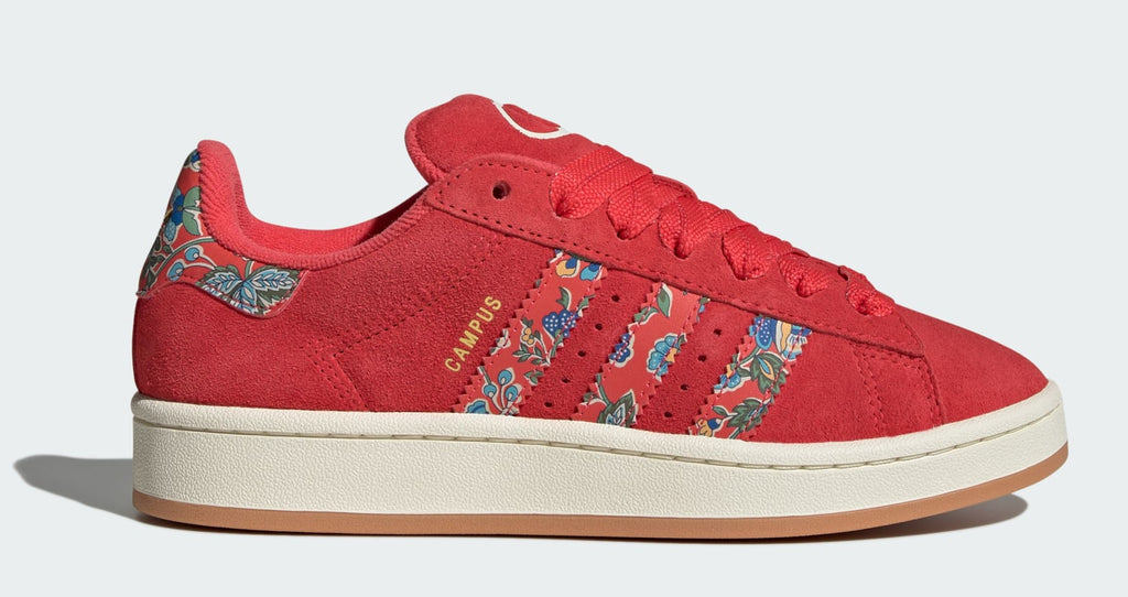 [JS1330] WOMENS ADIDAS CAMPUS 00S 'LIBERTY LONDON SEMI LUCID RED'