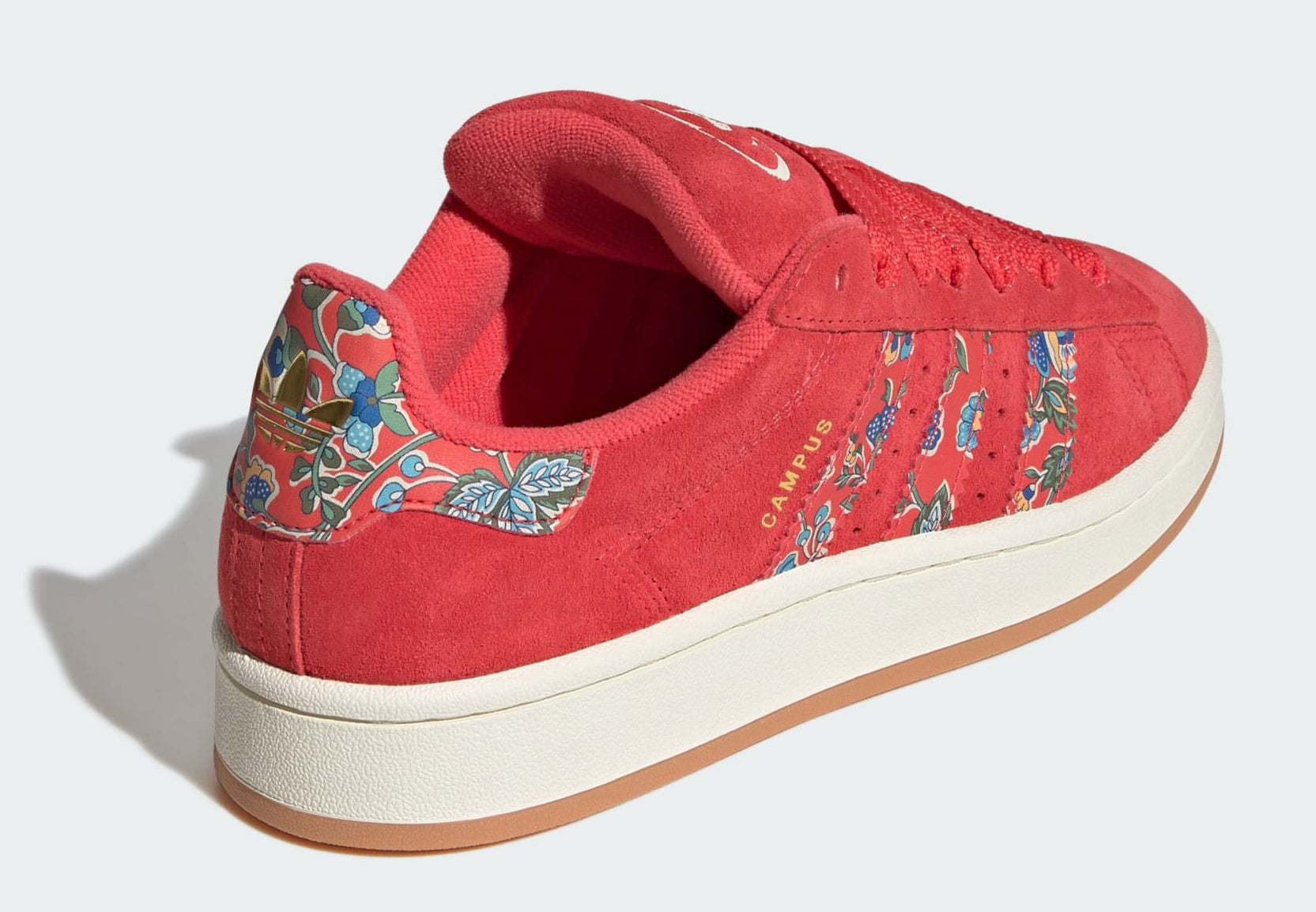 [JS1330] WOMENS ADIDAS CAMPUS 00S 'LIBERTY LONDON SEMI LUCID RED'