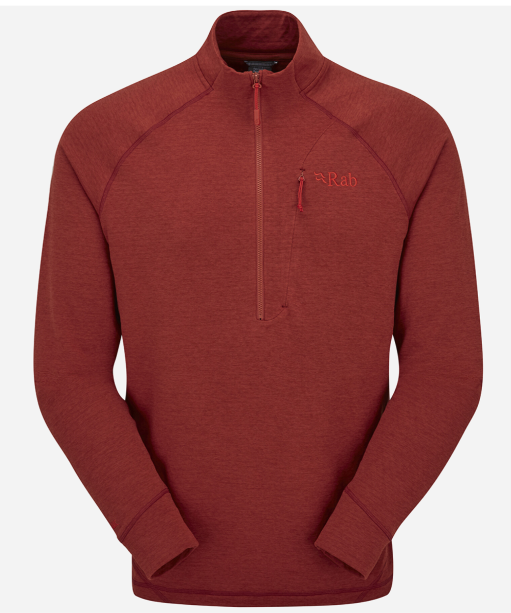 [QFF-74-TRD] MENS RAB NEXUS PULL-ON 1/2 ZIP PULLOVER HOODY