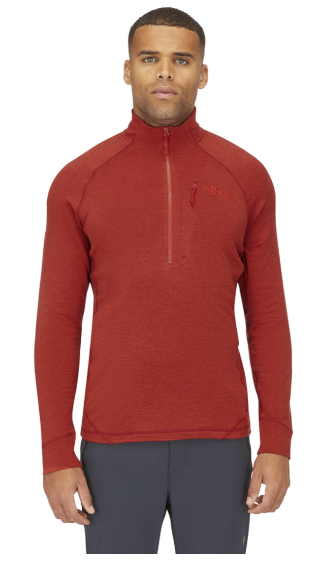[QFF-74-TRD] MENS RAB NEXUS PULL-ON 1/2 ZIP PULLOVER HOODY