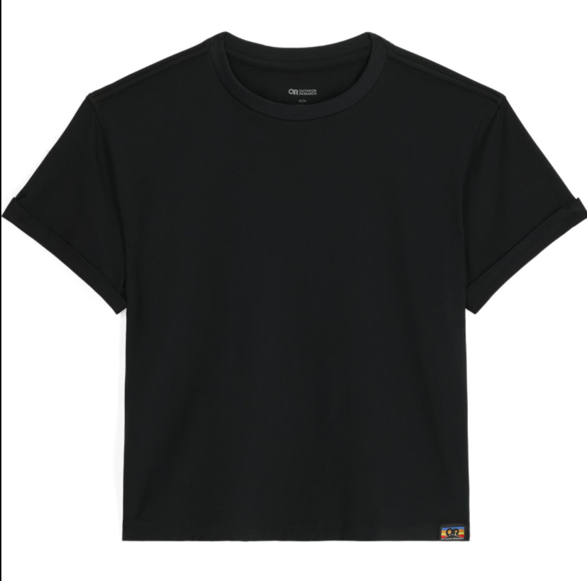 [300262-0001] WOMENS OUTDOOR RESEARCH ESSENTIAL BOXY UPF 30 TEE SHIRT