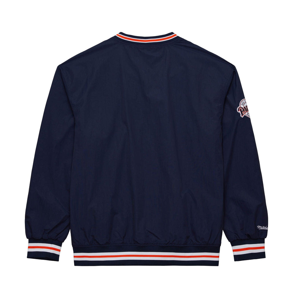 Mens Mitchell & Ness MLB CLASSIC NYLON PULLOVER VINTAGE LOGO PADRES