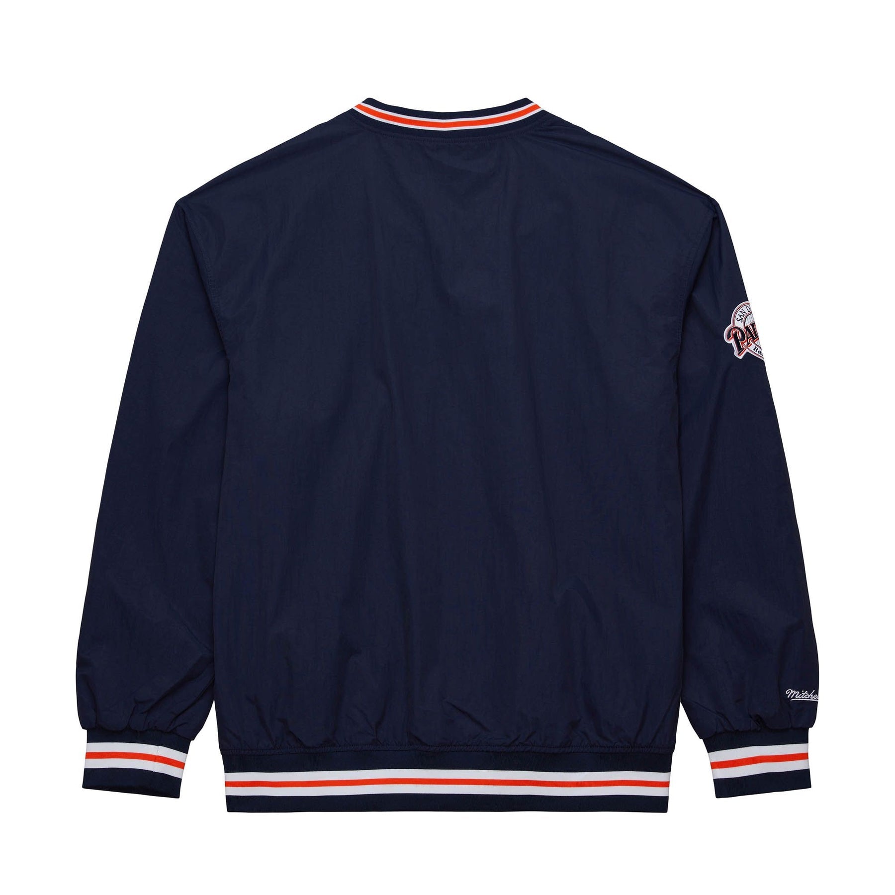 Mens Mitchell & Ness MLB CLASSIC NYLON PULLOVER VINTAGE LOGO PADRES