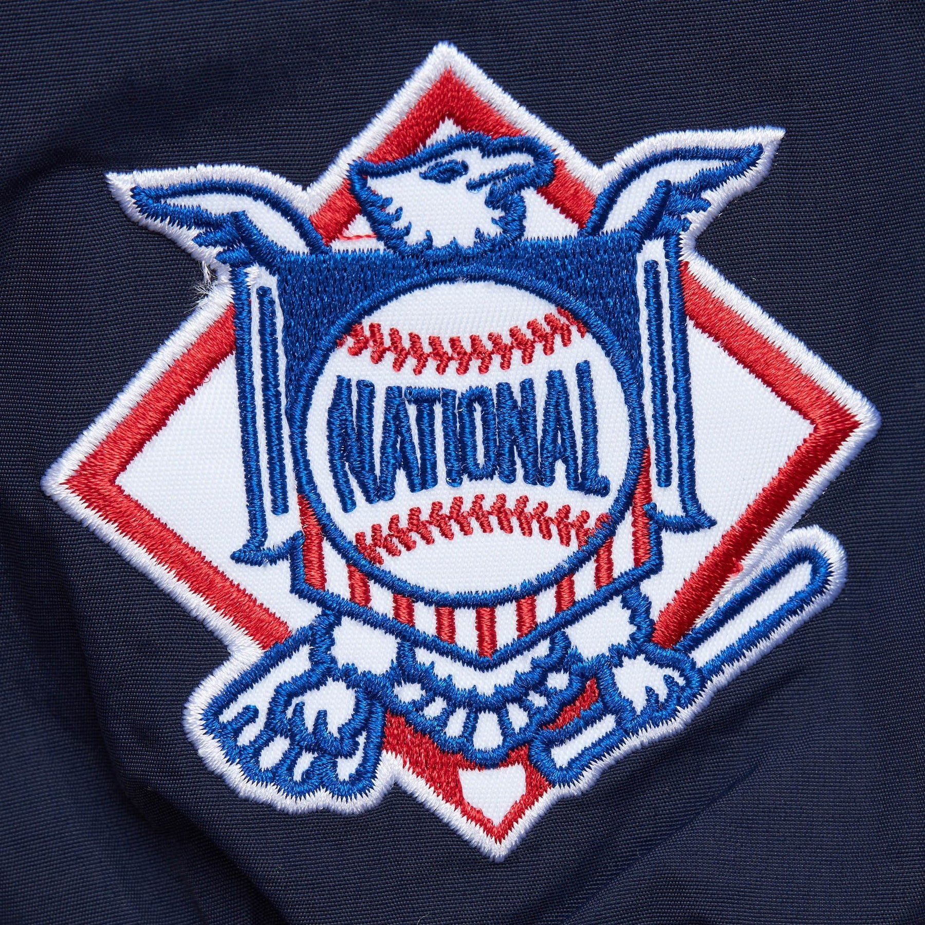 Mens Mitchell & Ness MLB CLASSIC NYLON PULLOVER VINTAGE LOGO PADRES