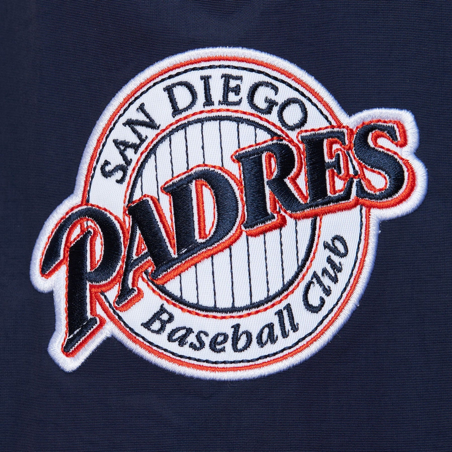 Mens Mitchell & Ness MLB CLASSIC NYLON PULLOVER VINTAGE LOGO PADRES