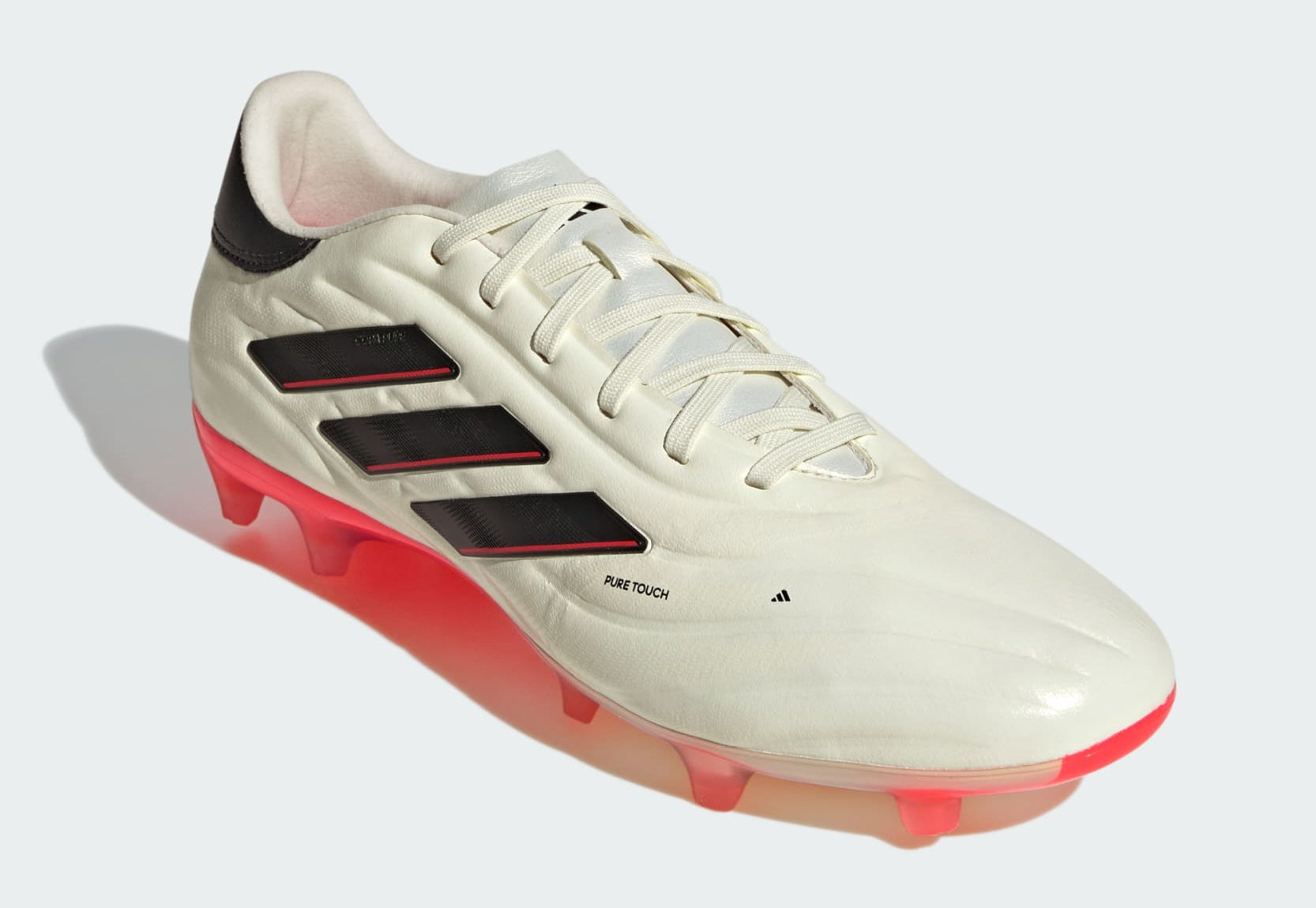 [IE4979] MENS ADIDAS COPA PURE II PRO FG 'IVORY CORE BLACK SOLAR RED'