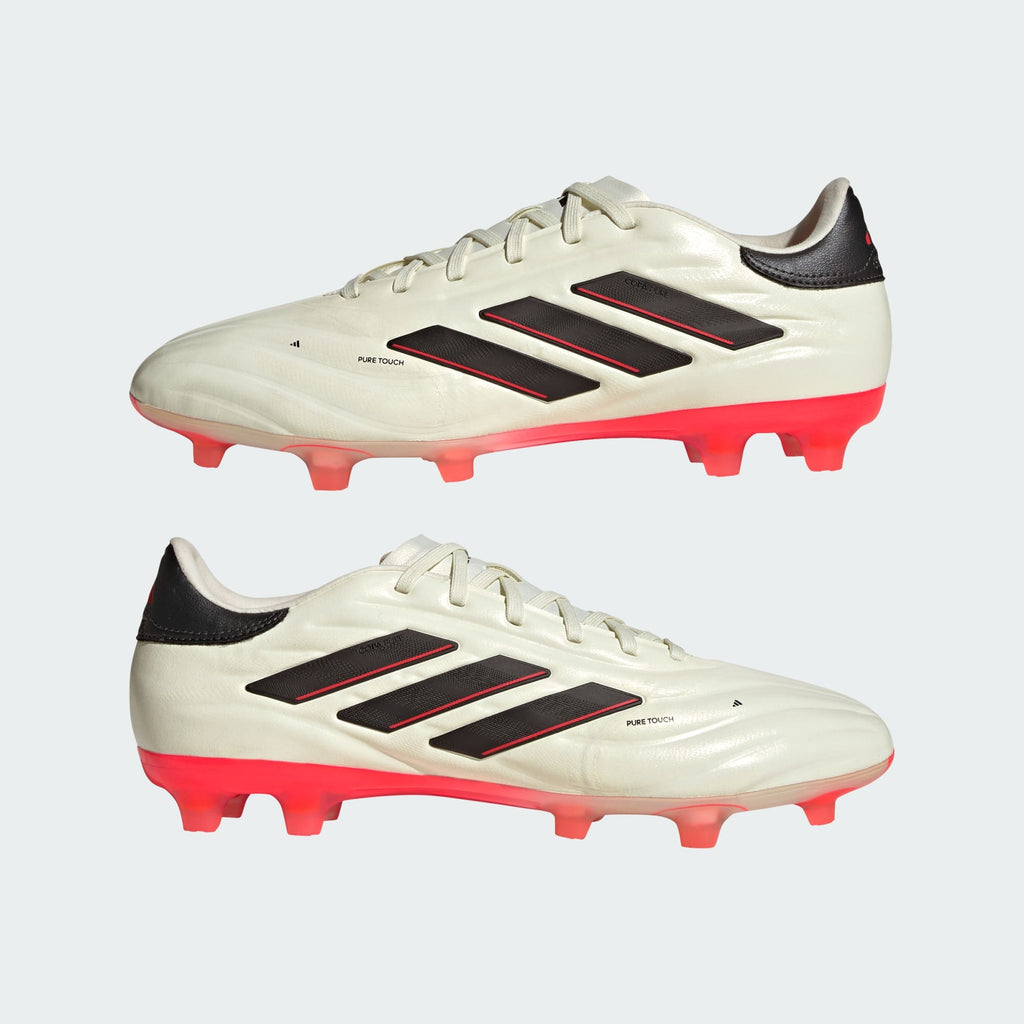 [IE4979] MENS ADIDAS COPA PURE II PRO FG 'IVORY CORE BLACK SOLAR RED'