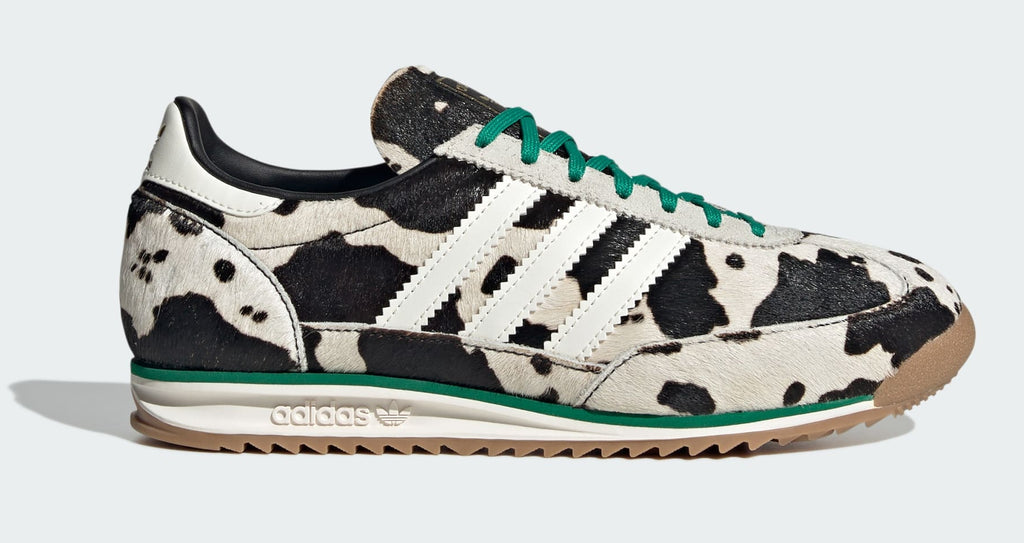 [JR1639] WOMENS ADIDAS SL 72 OG 'COW PRINT BLACK WHITE'