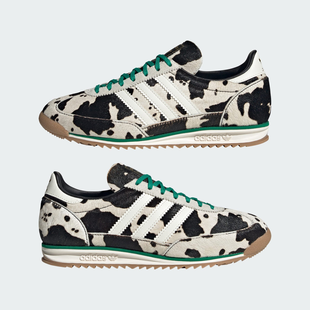 [JR1639] WOMENS ADIDAS SL 72 OG 'COW PRINT BLACK WHITE'