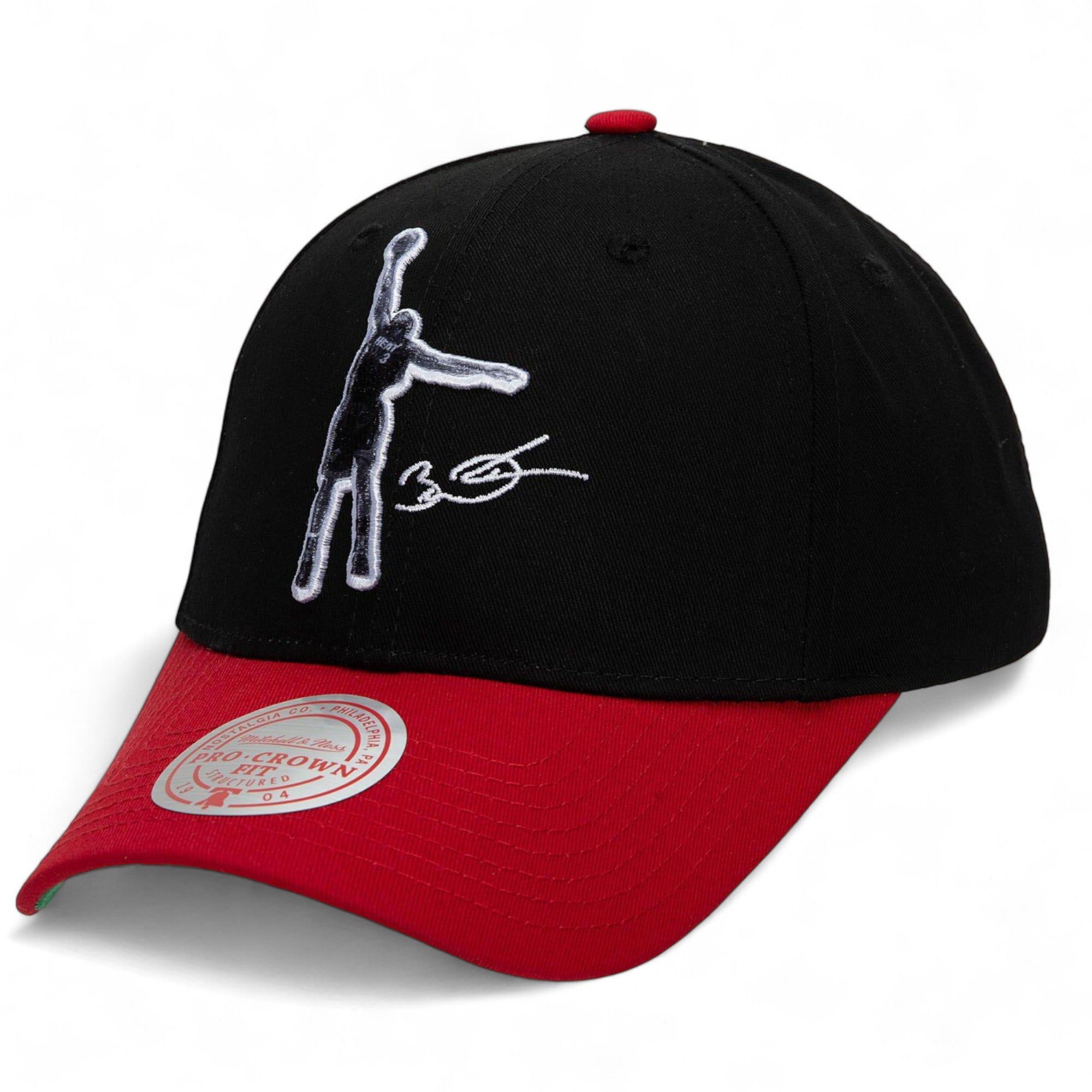 Mens MITCHELL & NESS NBA HIGHLIGHT REAL SNAPBACK HWC HEAT DWYANE WADE