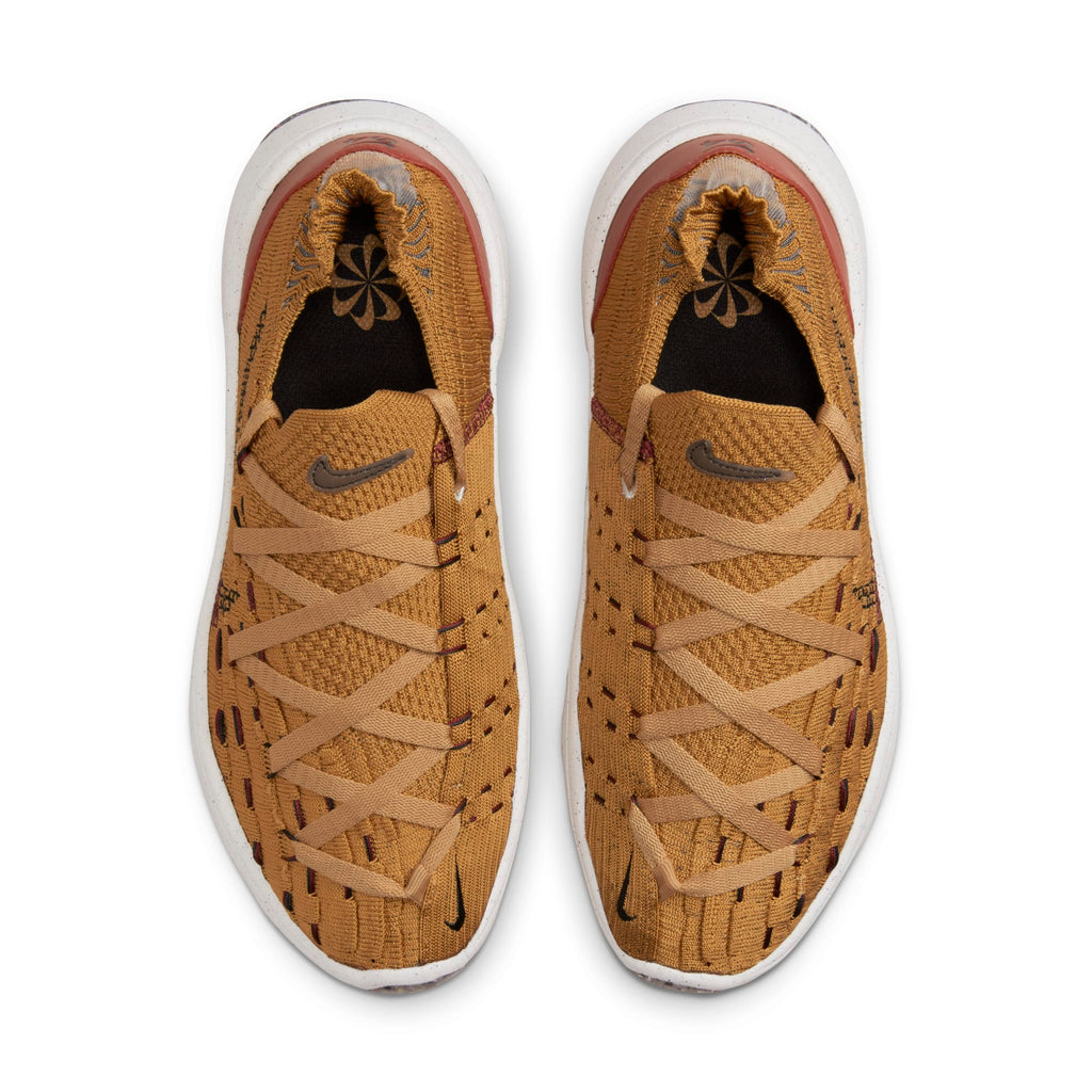 [DA2725-701] Womens Nike SPACE HIPPIE 04 'WHEAT DARK BEETROOT'