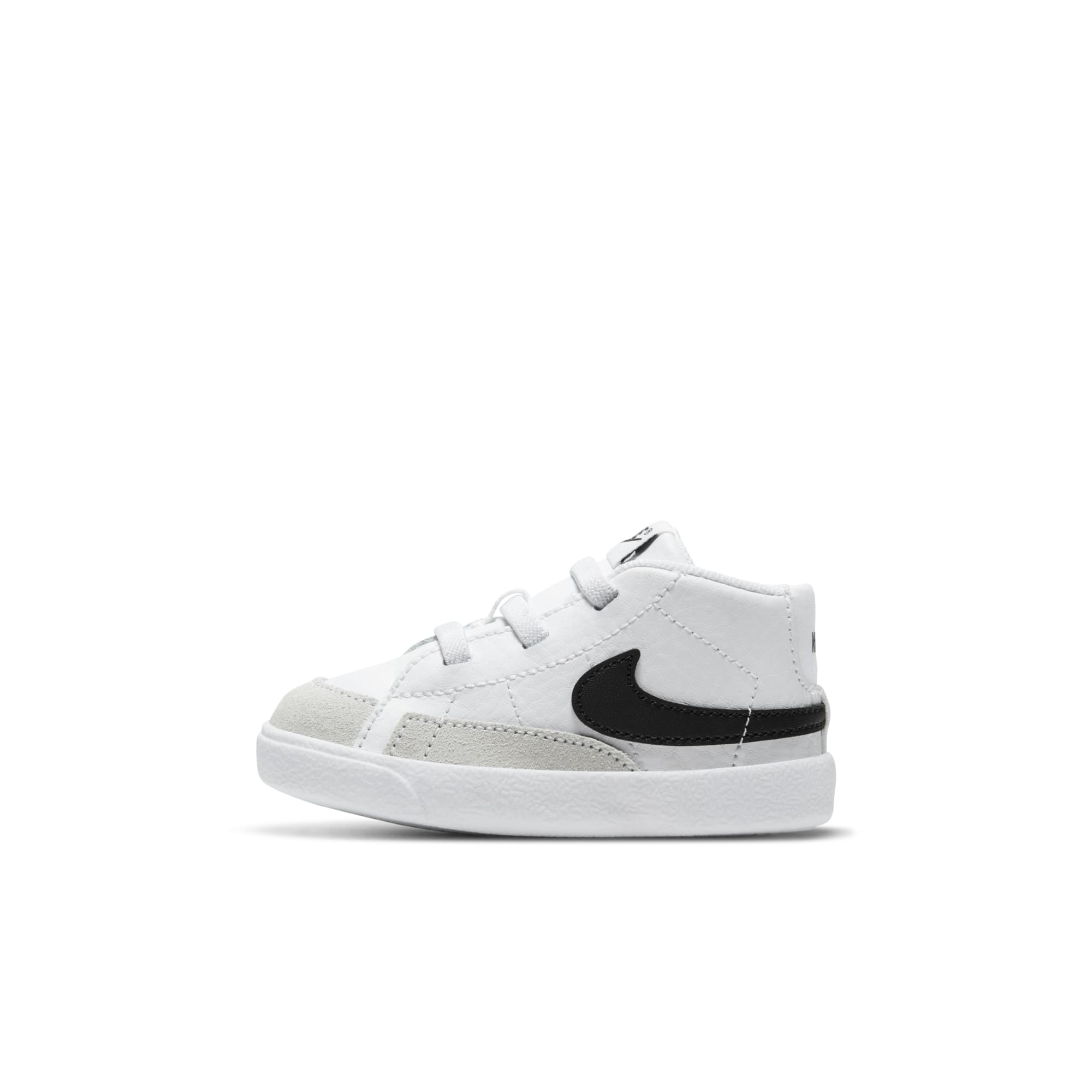 [DA5536-100] Toddler Nike BLAZER MID CRIB BOOTIE 'WHITE BLACK'