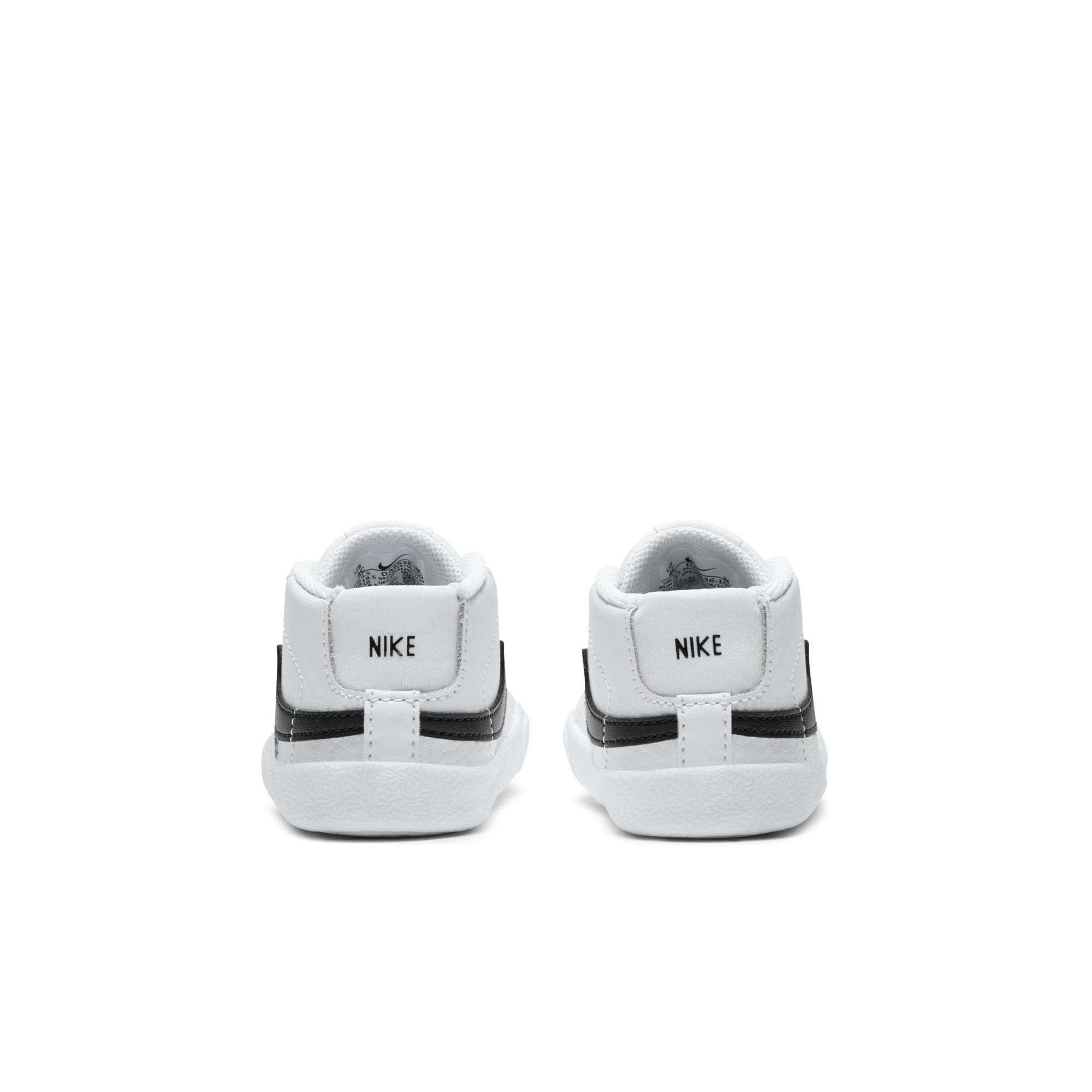 [DA5536-100] Toddler Nike BLAZER MID CRIB BOOTIE 'WHITE BLACK'