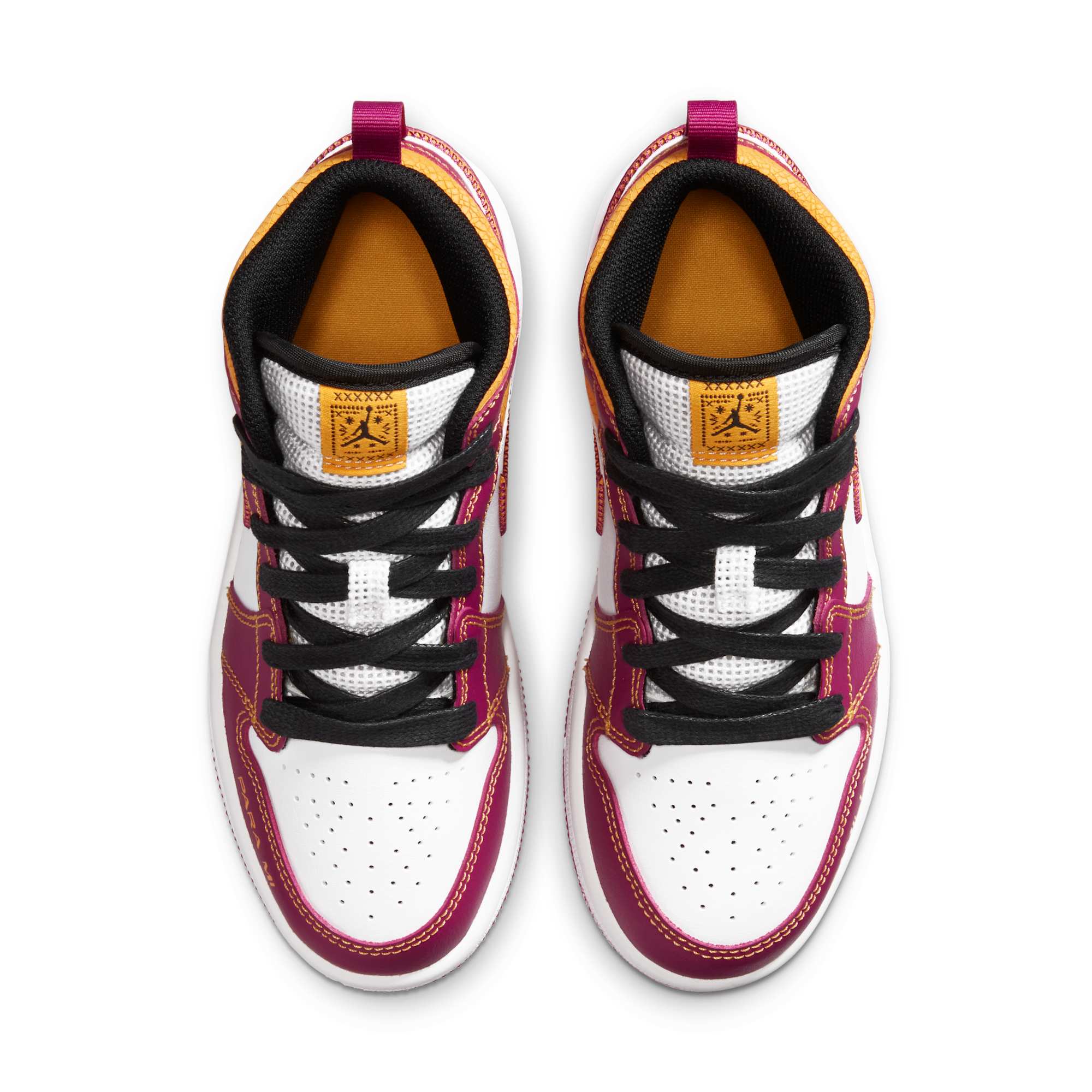 [DC0499-100] Preschool Air Jordan Retro 1 Mid 'Dia de los Muertos' (PS)