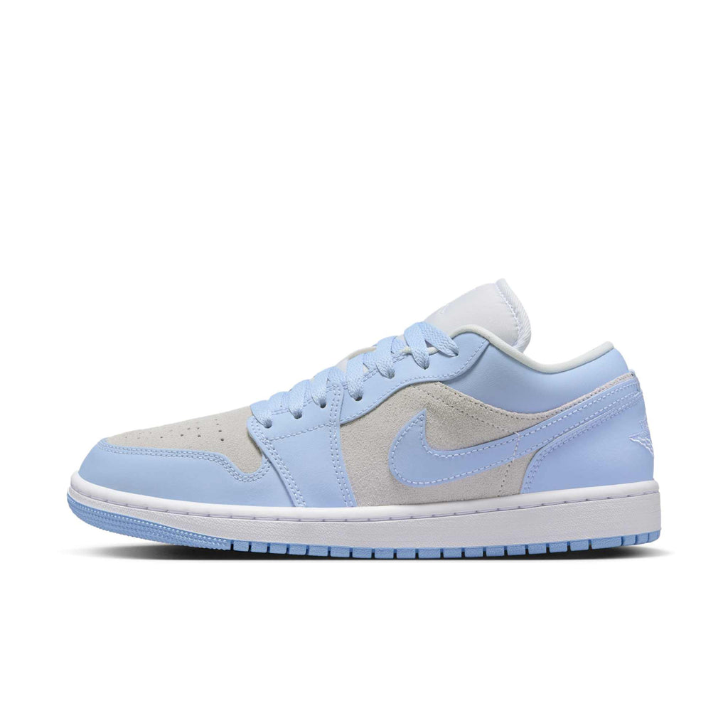 [DC0774-050] Womens Air Jordan RETRO 1 LOW 'FOOTBALL GREY ALUMINUM'