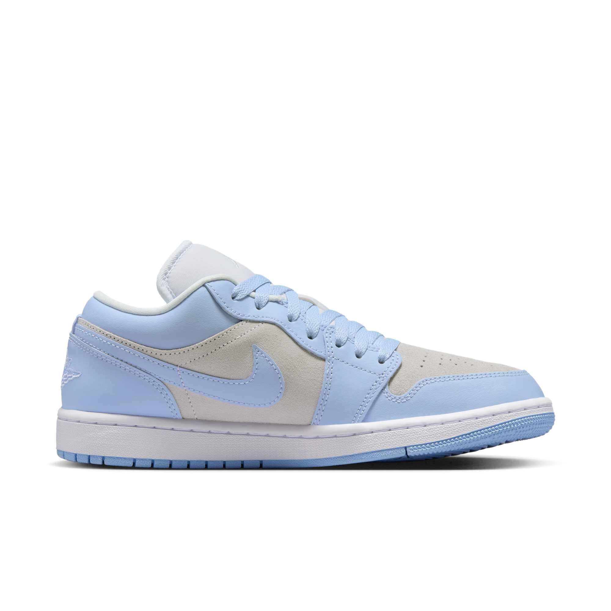 [DC0774-050] Womens Air Jordan RETRO 1 LOW 'FOOTBALL GREY ALUMINUM'