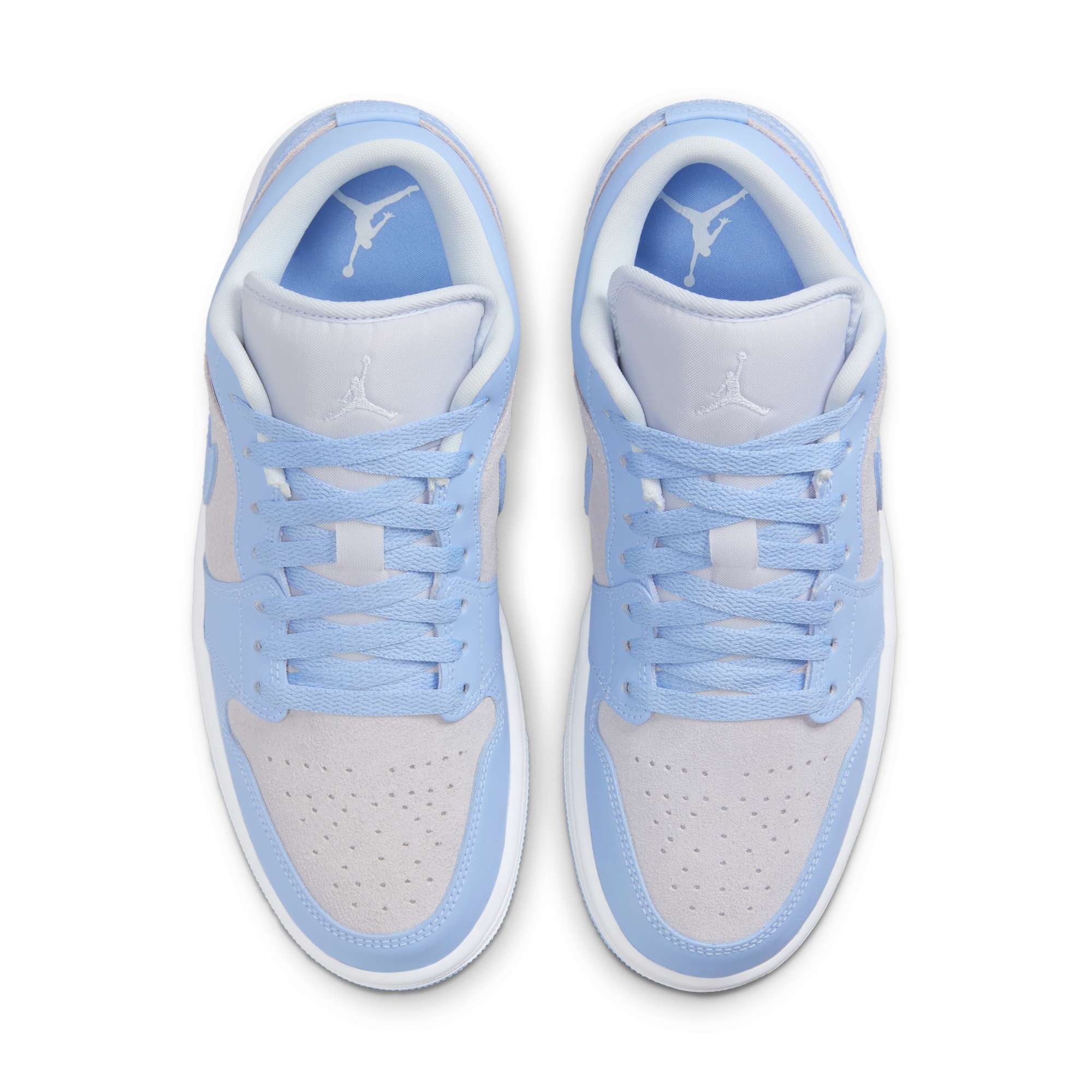 [DC0774-050] Womens Air Jordan RETRO 1 LOW 'FOOTBALL GREY ALUMINUM'